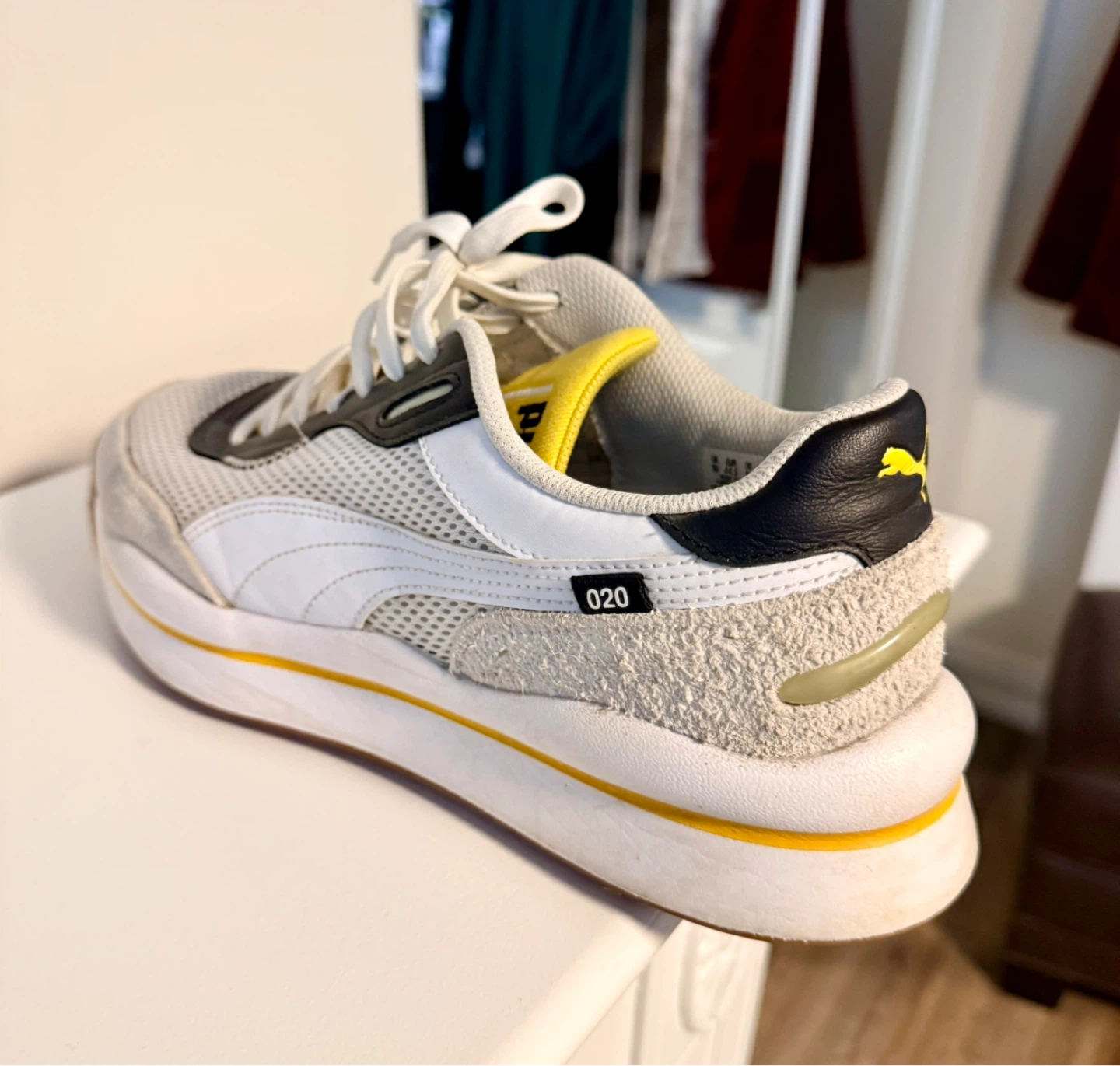 Puma Men's 180 Casual Shoes White/Yellow - photo 4