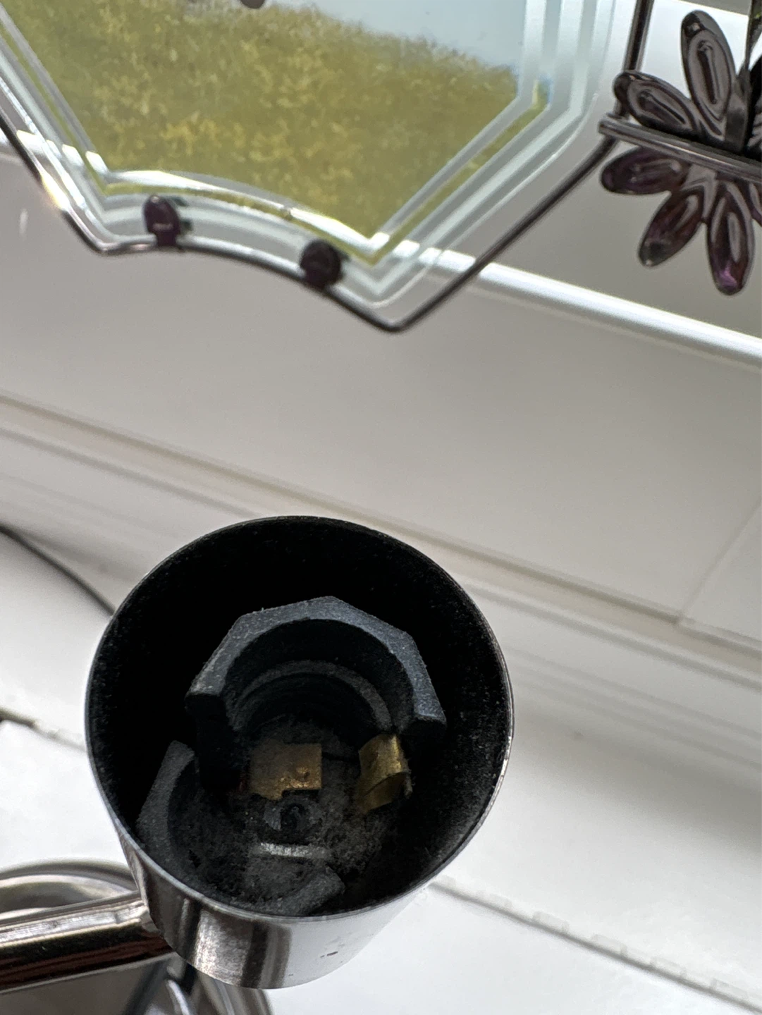 Stained Glass Horse Accent Lamp touch to light up - photo 4