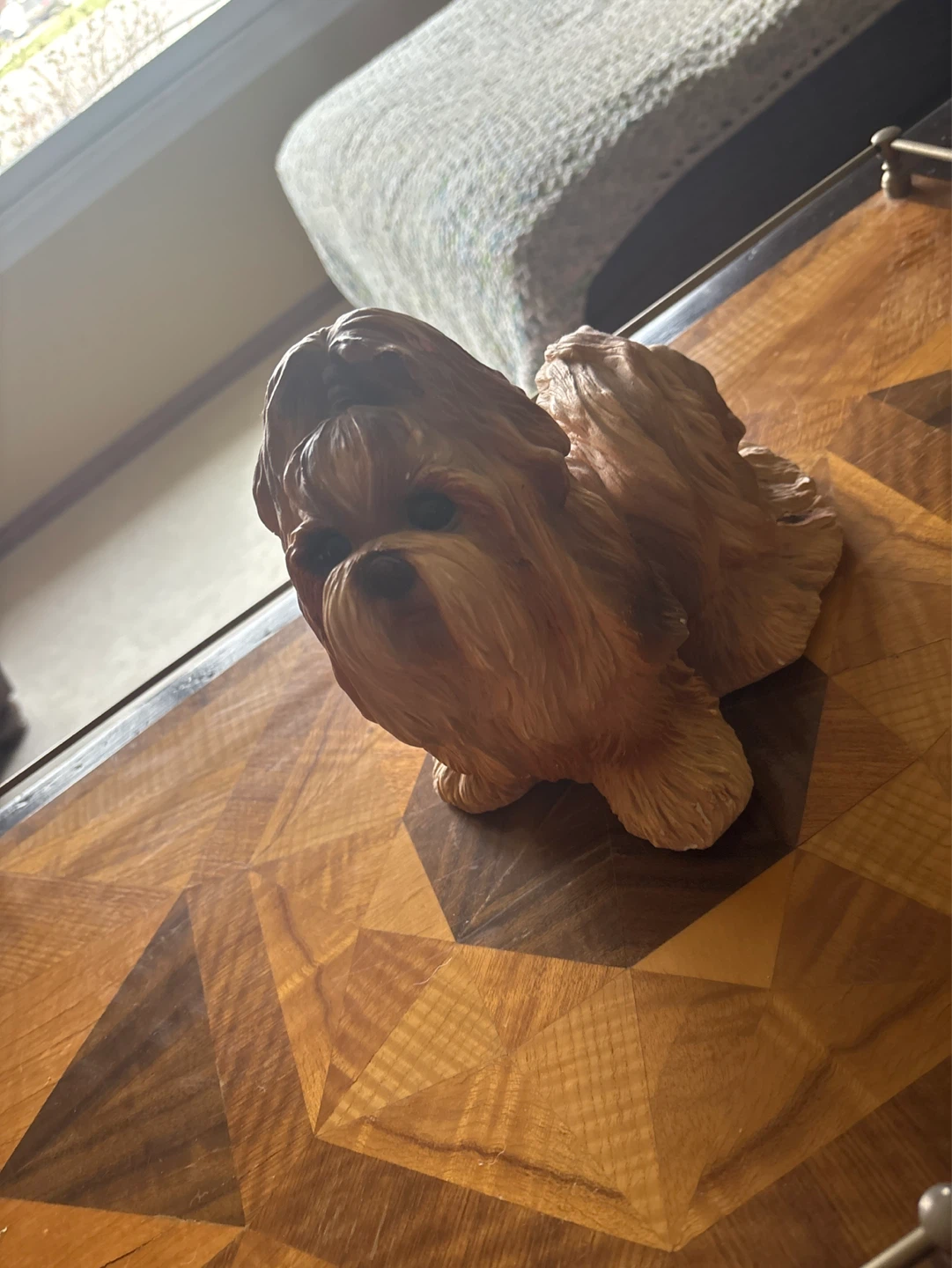 Vintage dog sculpture