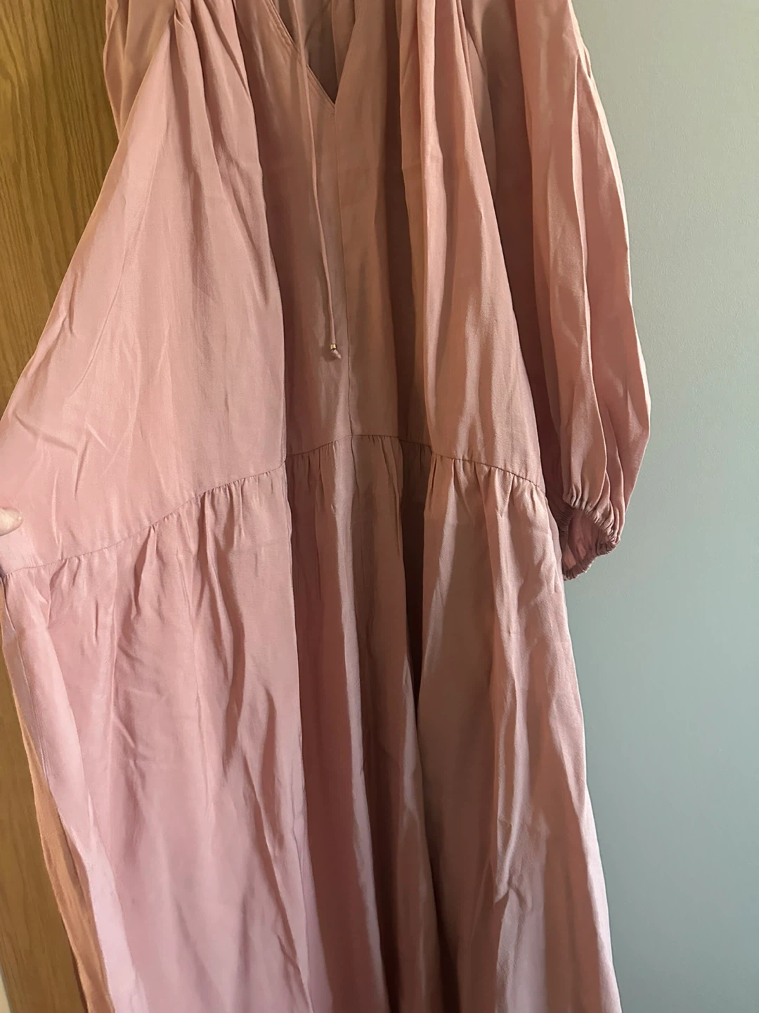H&M Pink Midi Dress Size M - photo 2