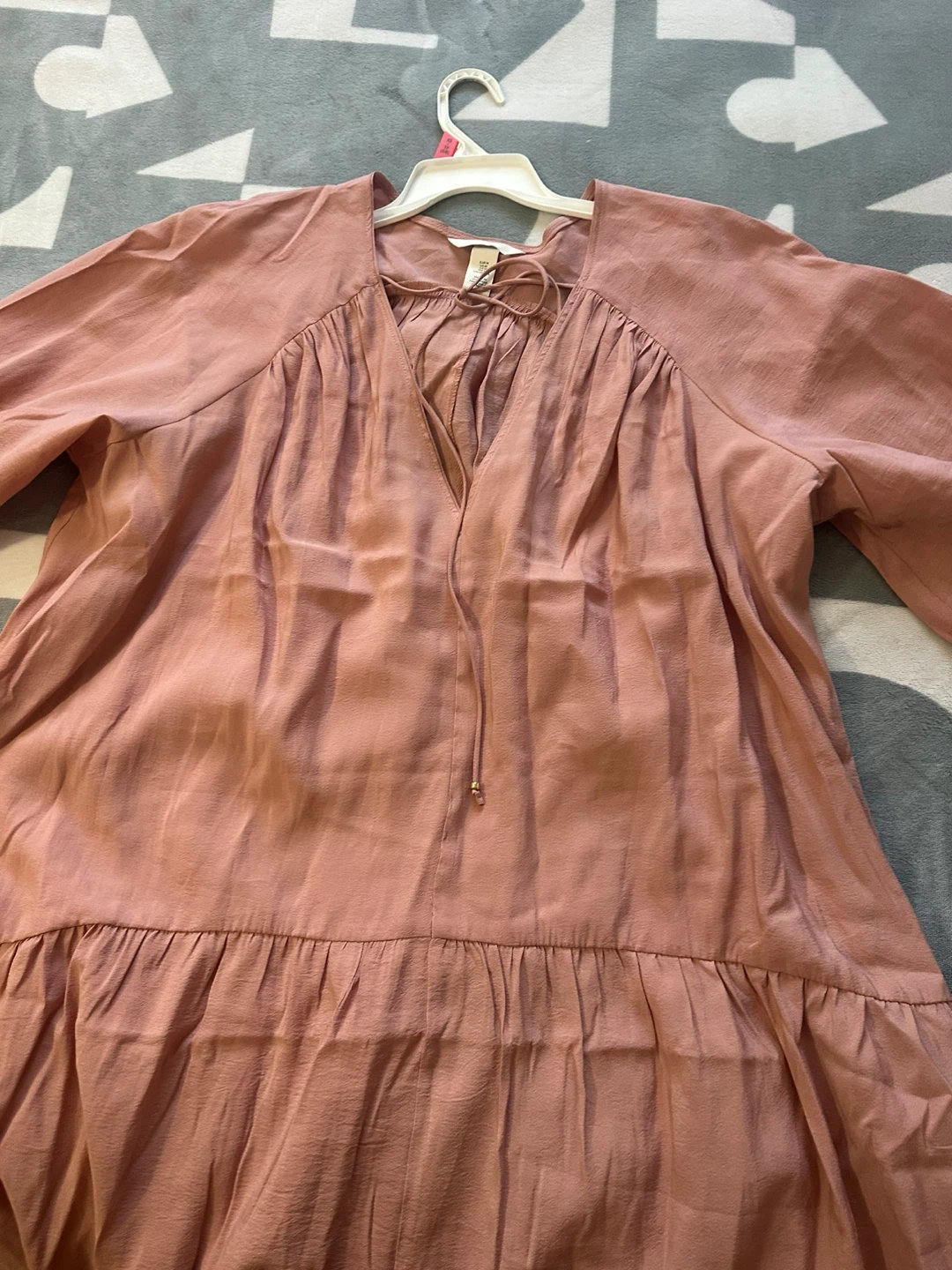 H&M Pink Midi Dress Size M - photo 3