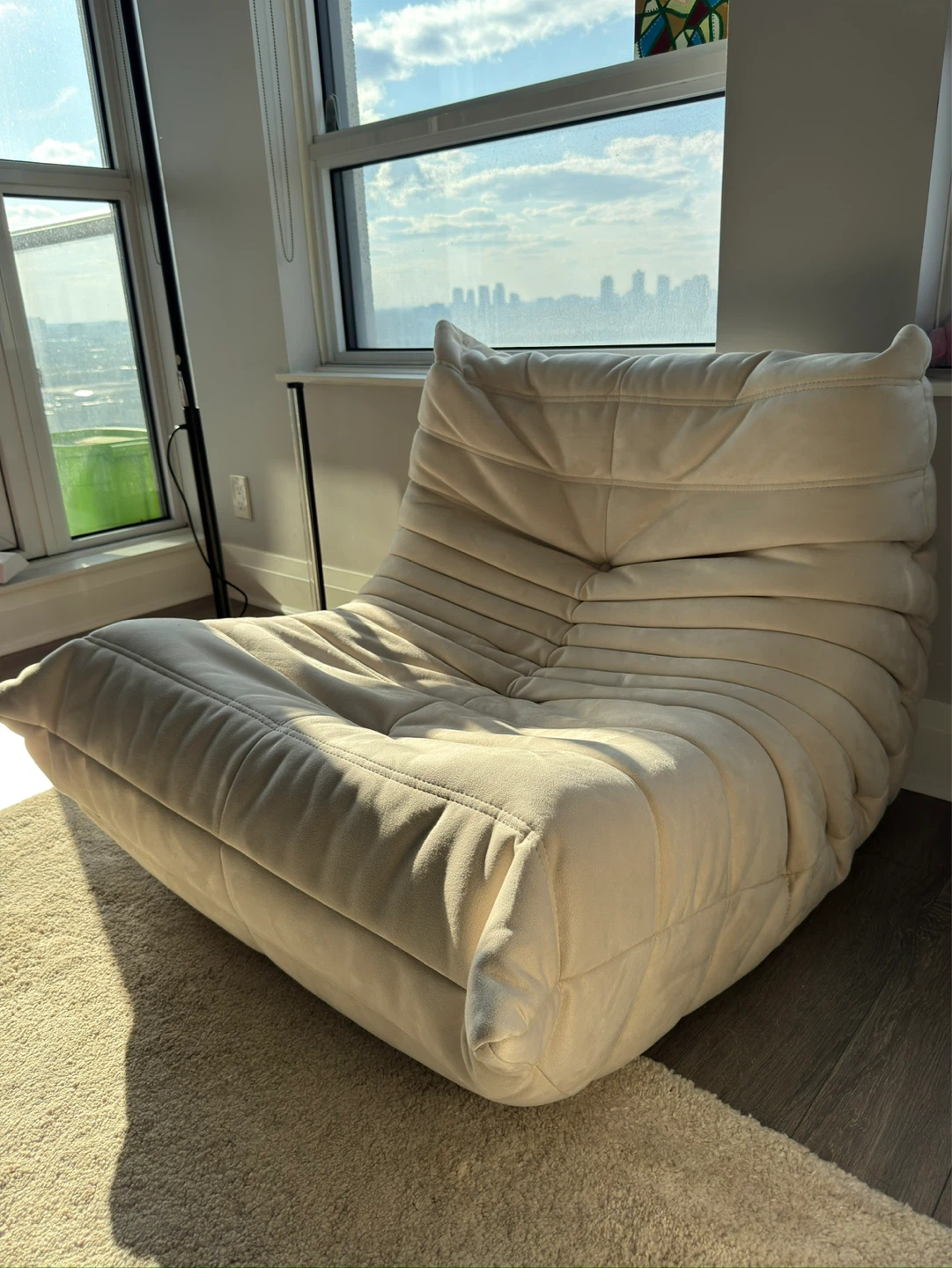 Cream Togo-style Sofa