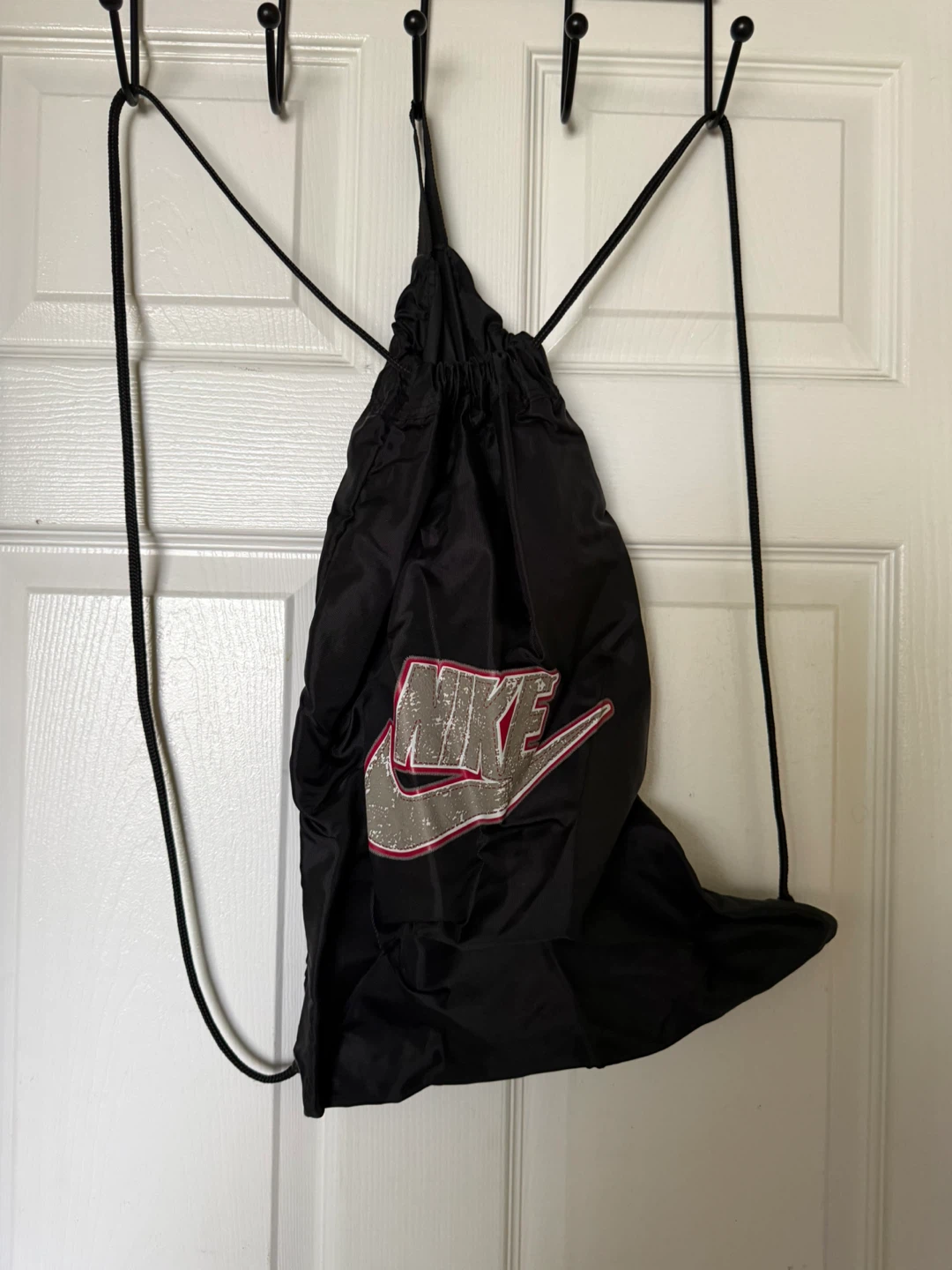 Nike Heritage Gymsack – Black/Silver Logo – $15 - photo 2
