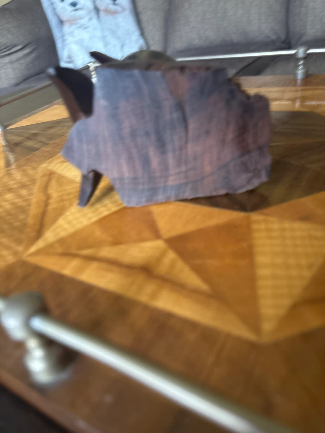 Wooden Dolphin Figurine - photo 4