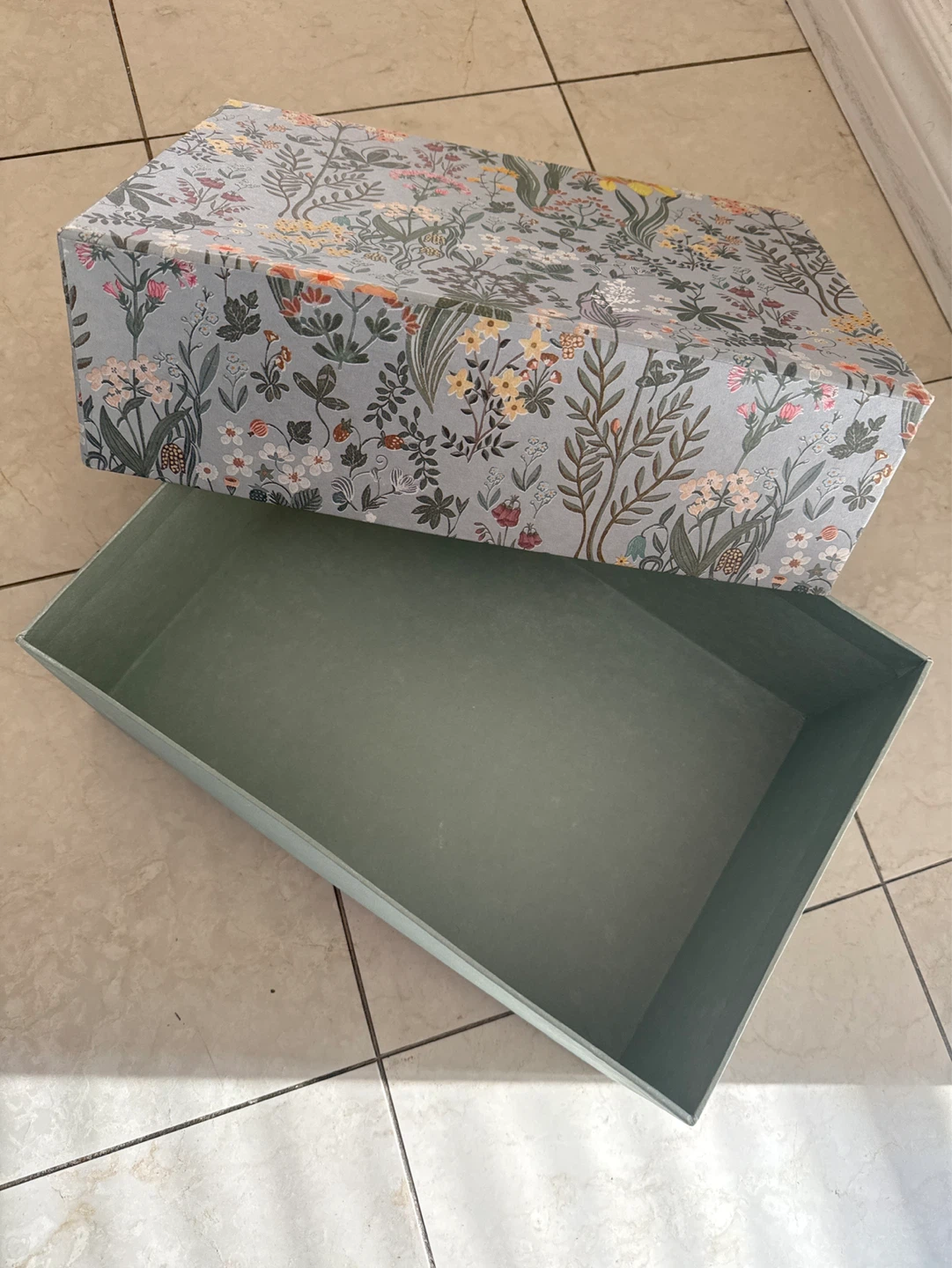 Decorative Floral Storage Box - photo 3