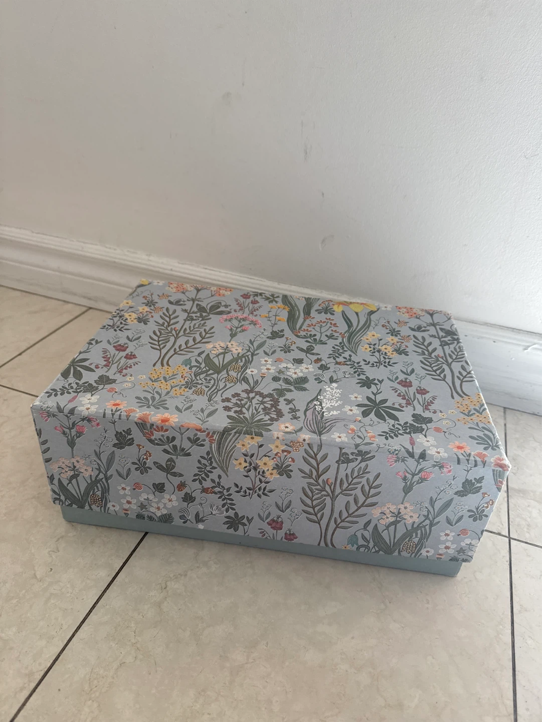 Decorative Floral Storage Box