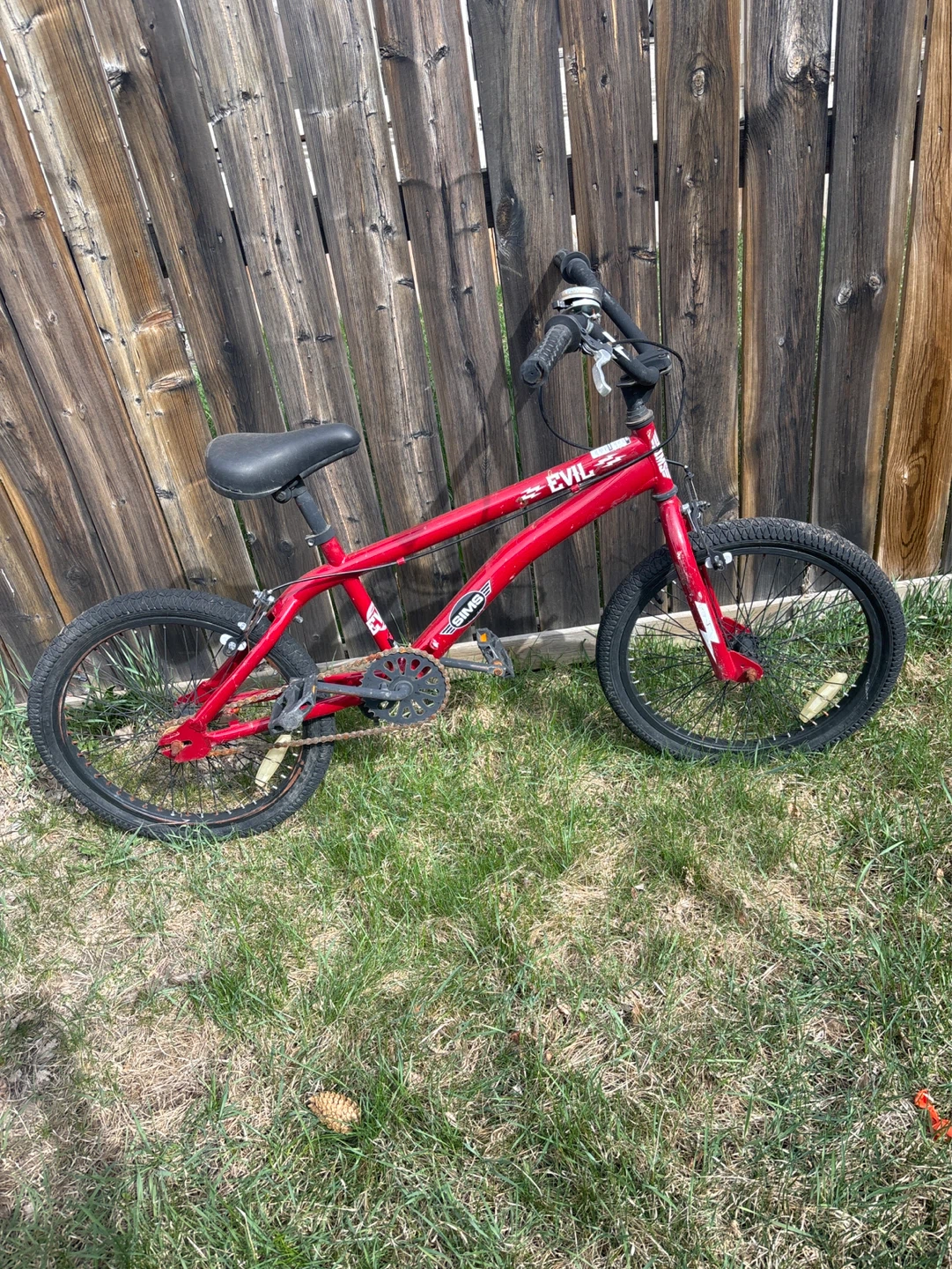 Red EVIL BMX Bike