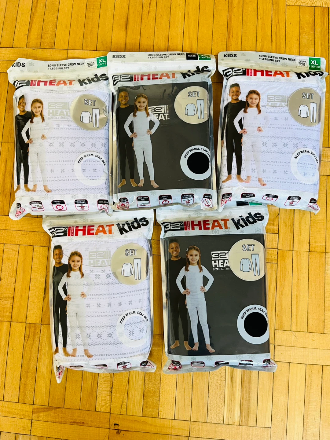 Kids thermal wear new sets XL size