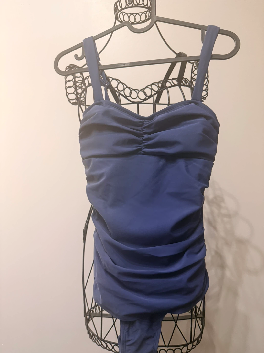 Blue Ruched Swimsuit-New - photo 2