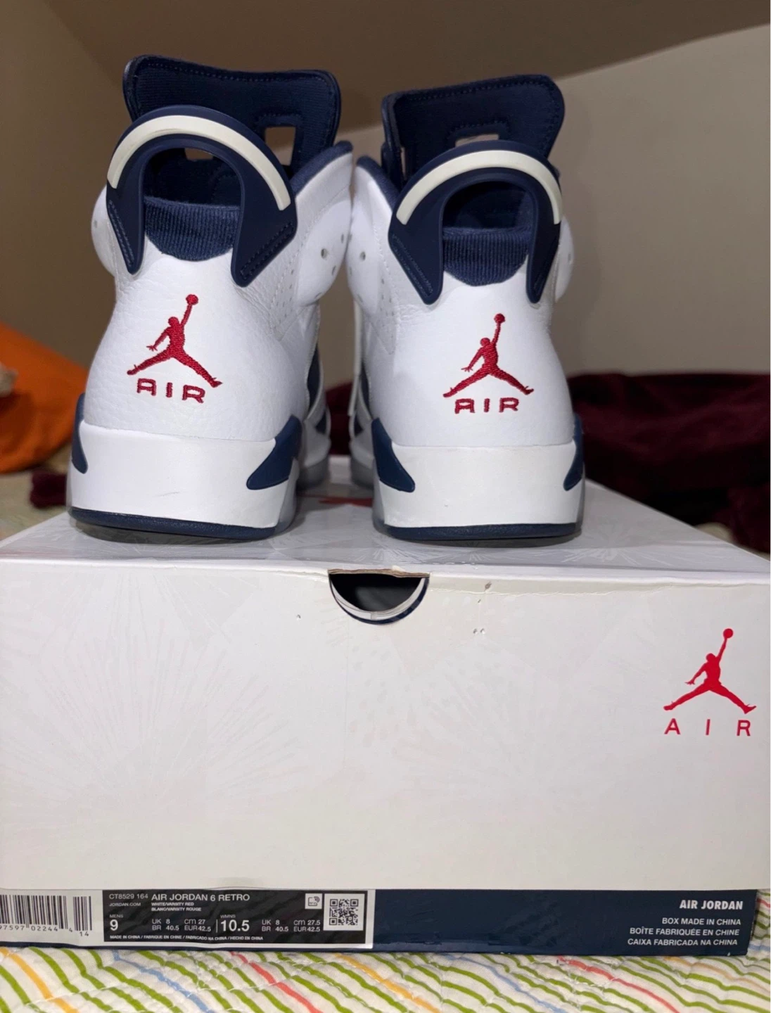 Air Jordan Retro 6 Olympic - photo 4