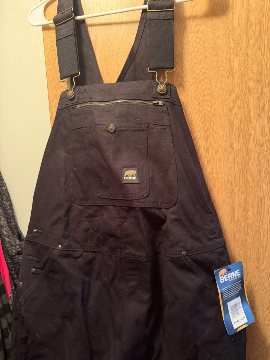 Berne Workwear Black Overalls Size 44x34