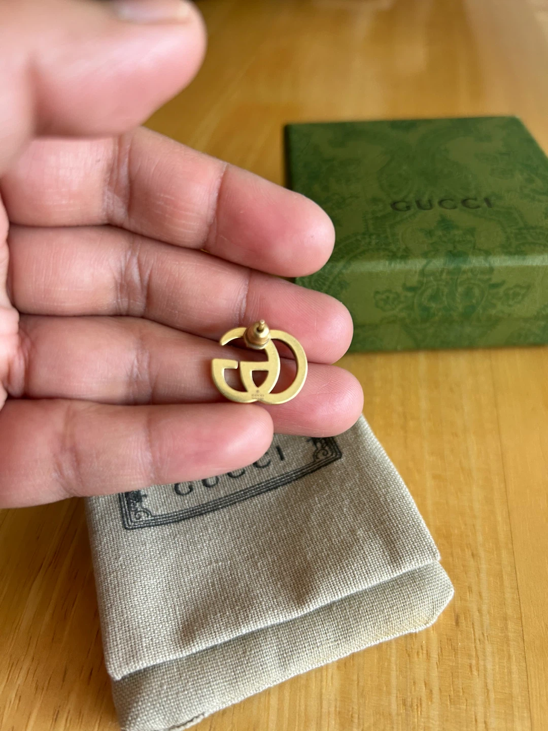 Gucci Double G Stud Earrings - photo 3