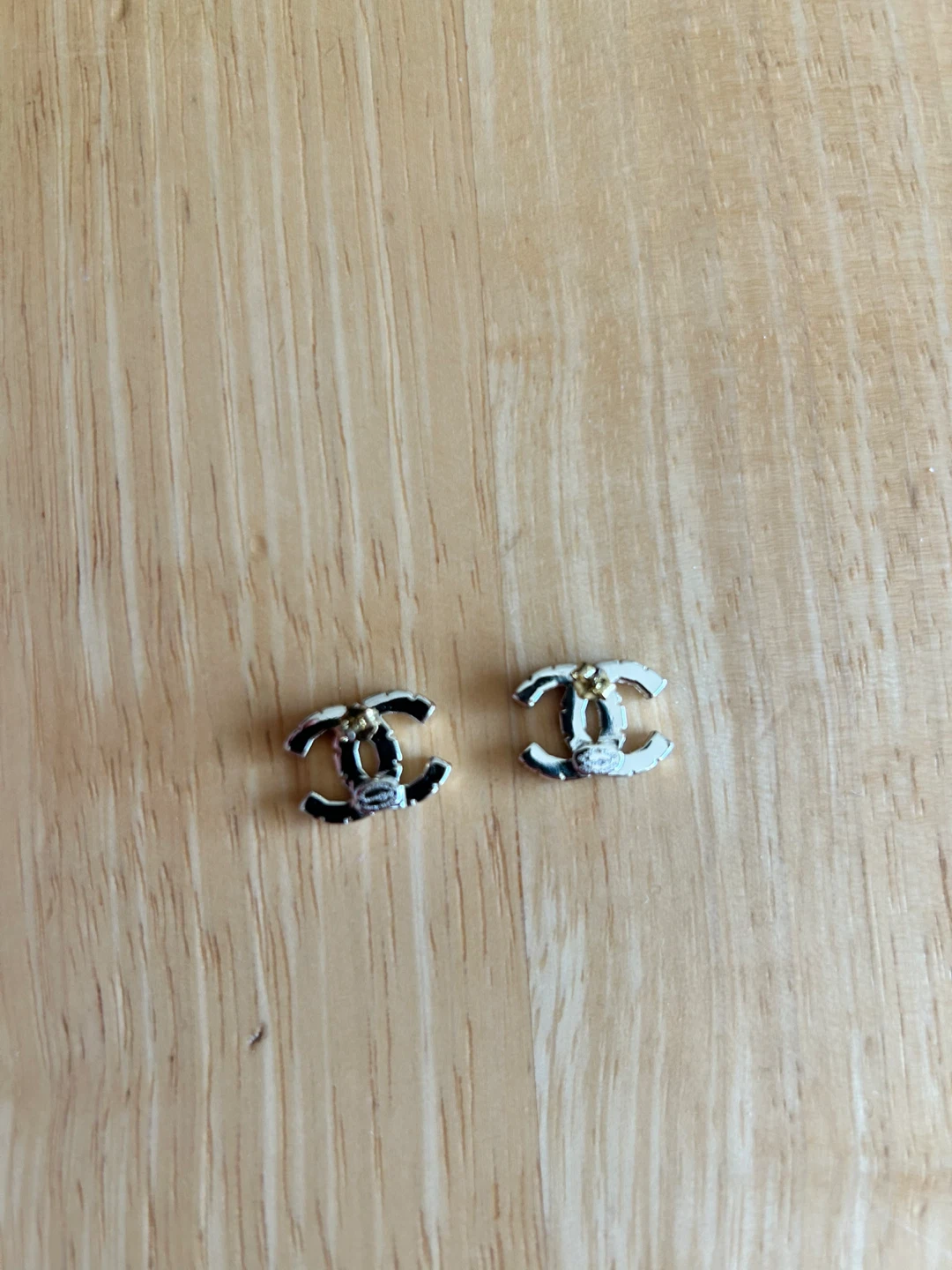 Chanel CC Logo Earrings - Silver Tone - photo 2