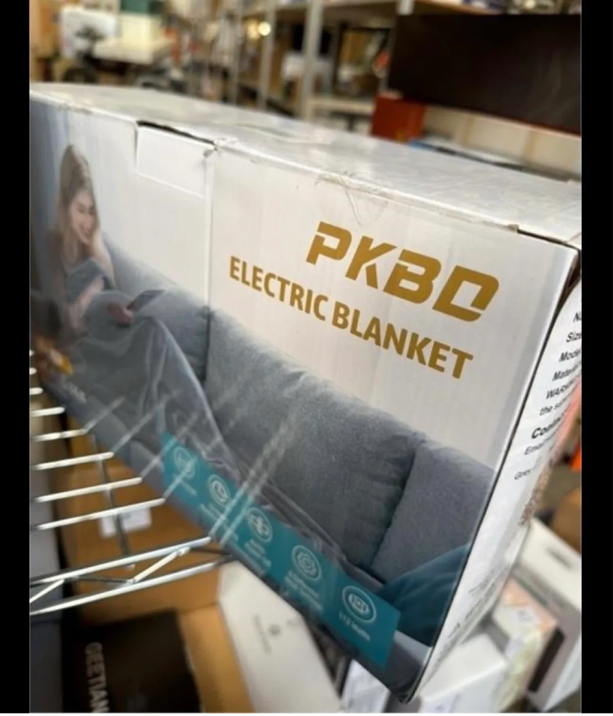 PKBO Electric Blanket - Brown