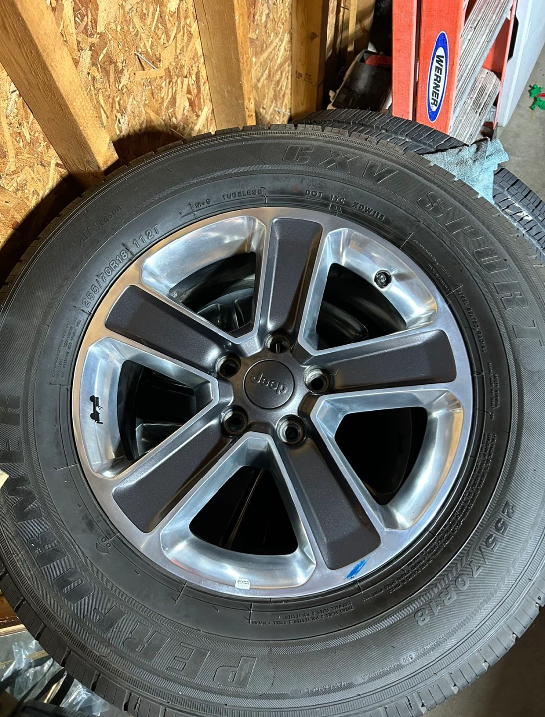 Jeep 18 inch Wheel and Tire Set - photo 2