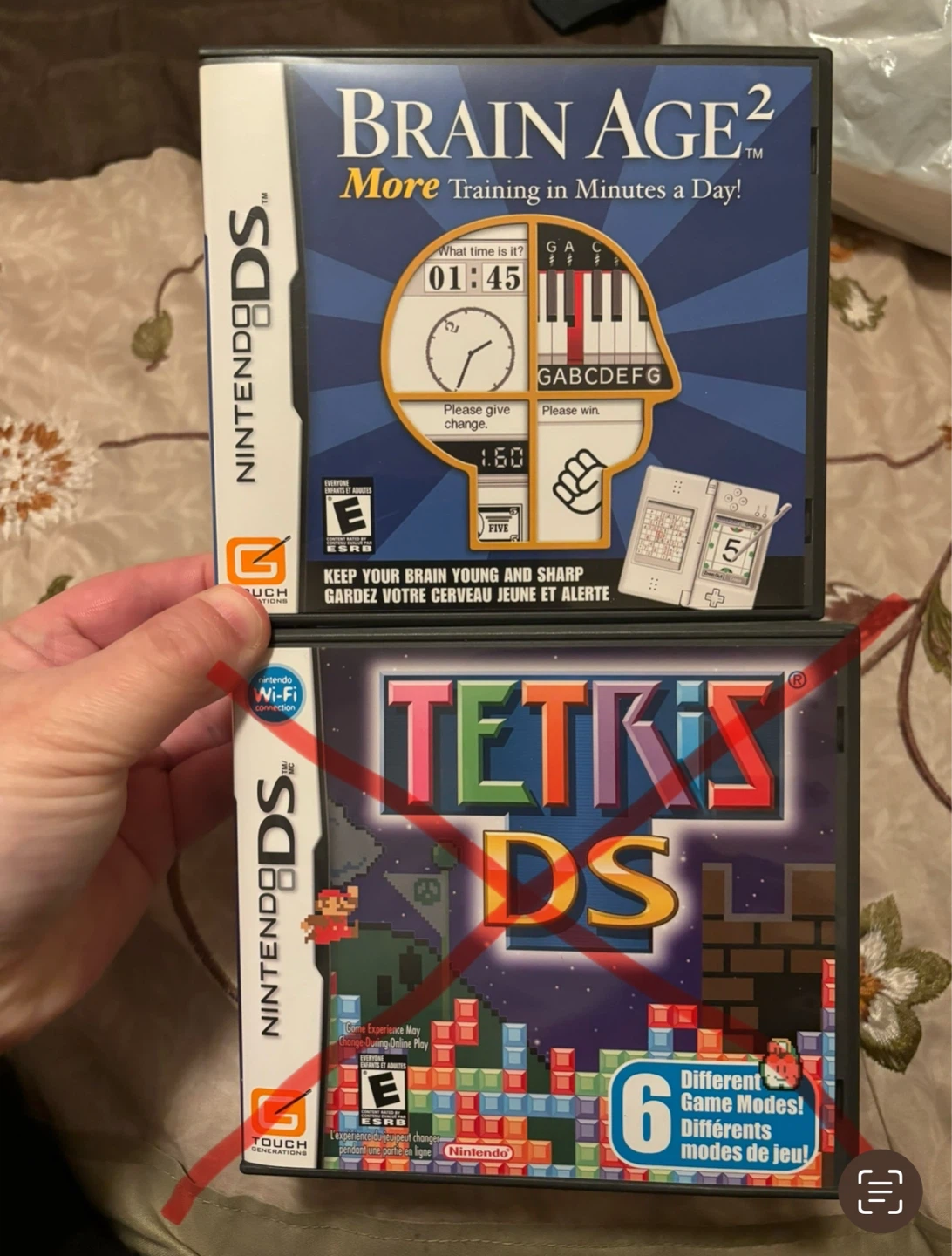 Nintendo DS Games: Tetris DS and Brain Age 2
