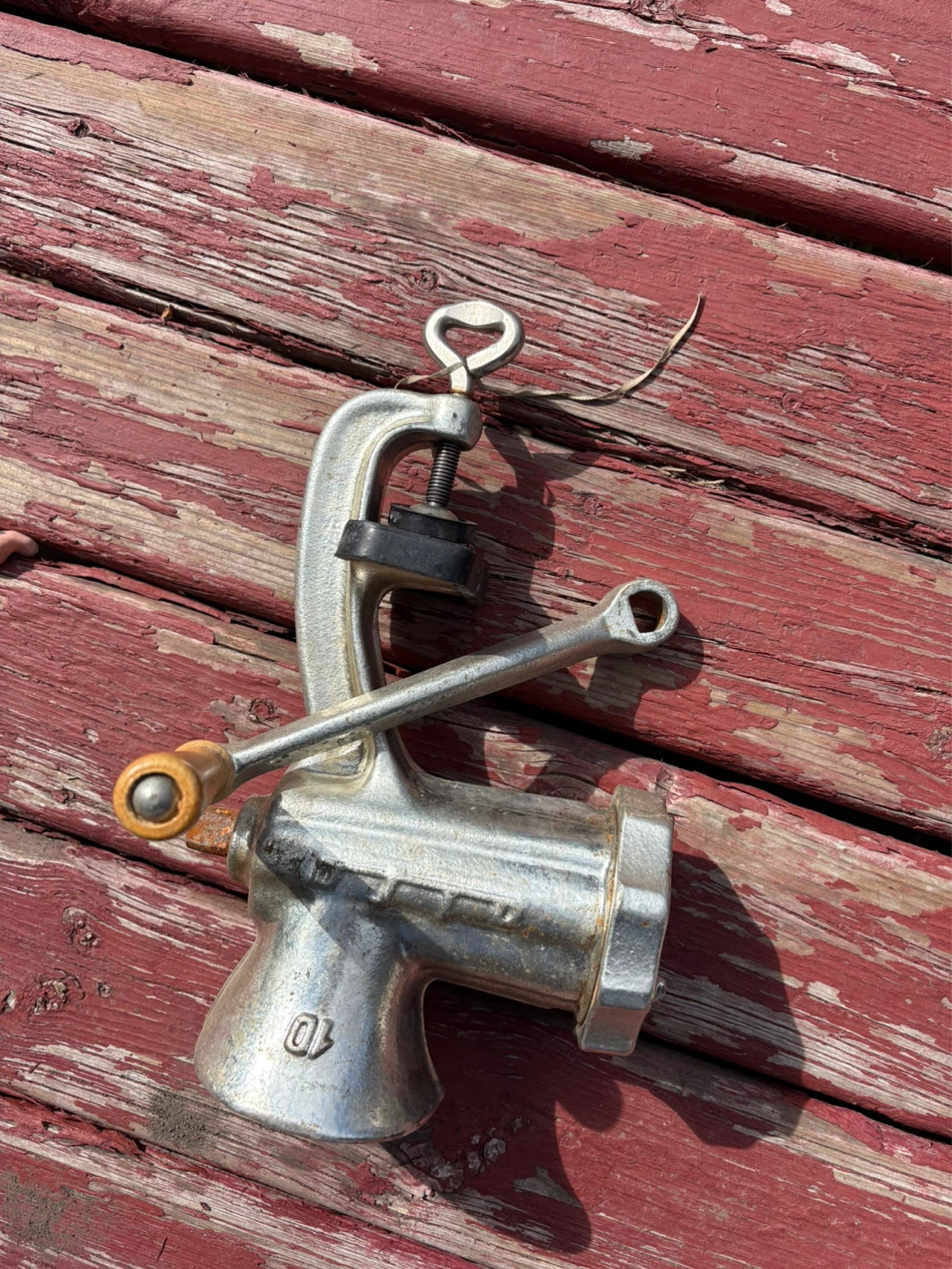 Vintage Manual Meat Grinder - photo 4