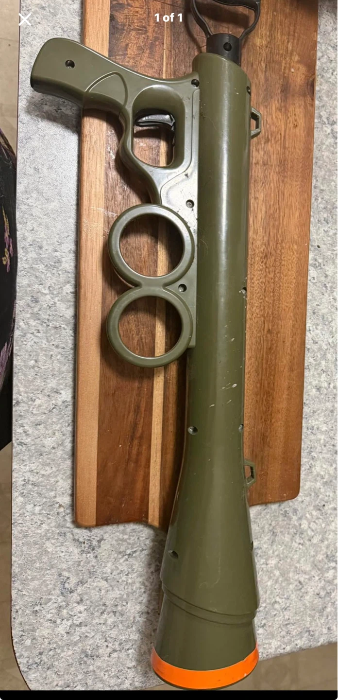 Green Toy Rocket Launcher