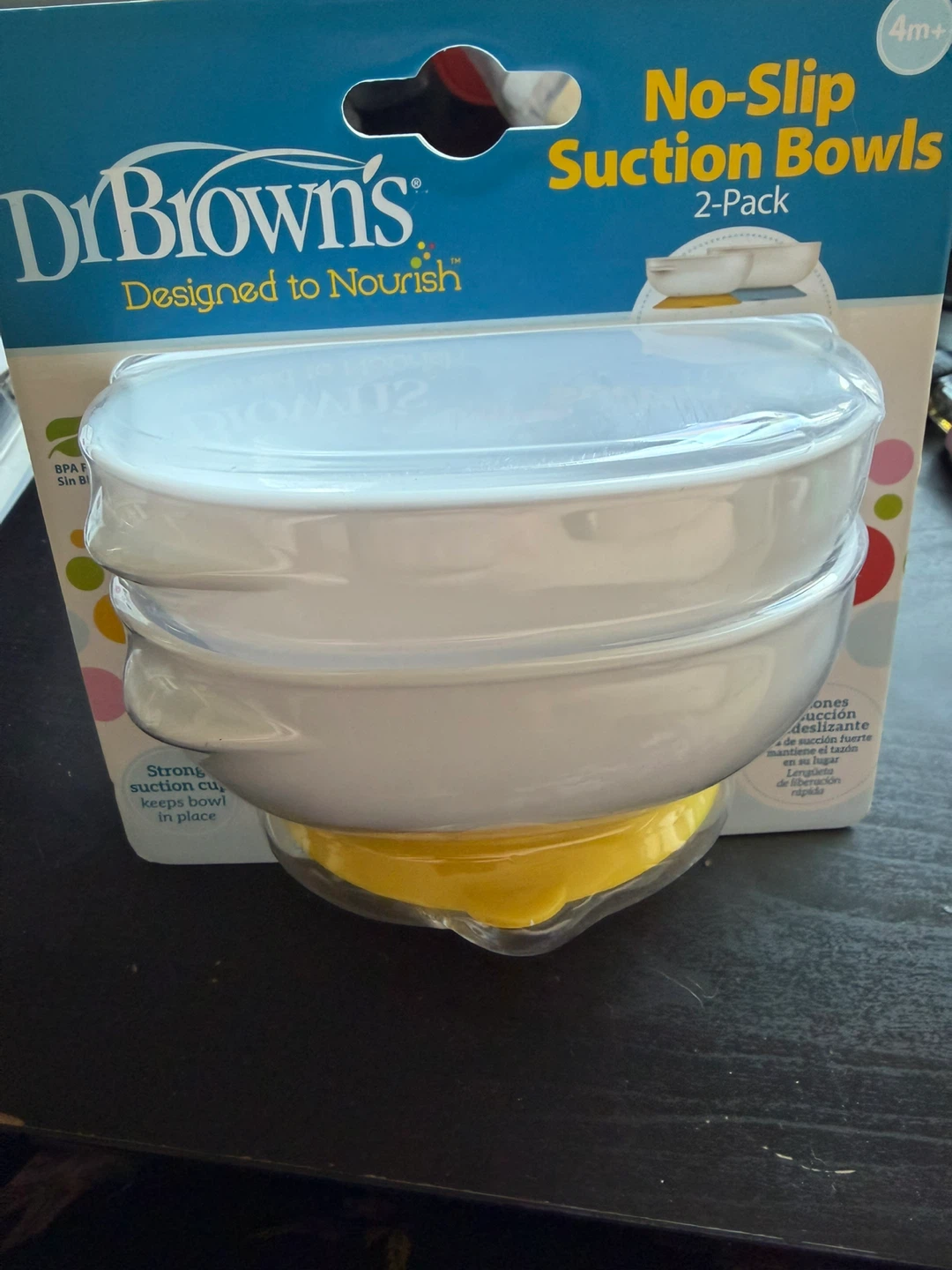 Dr. Brown's No-Slip Suction Bowls - 2 Pack