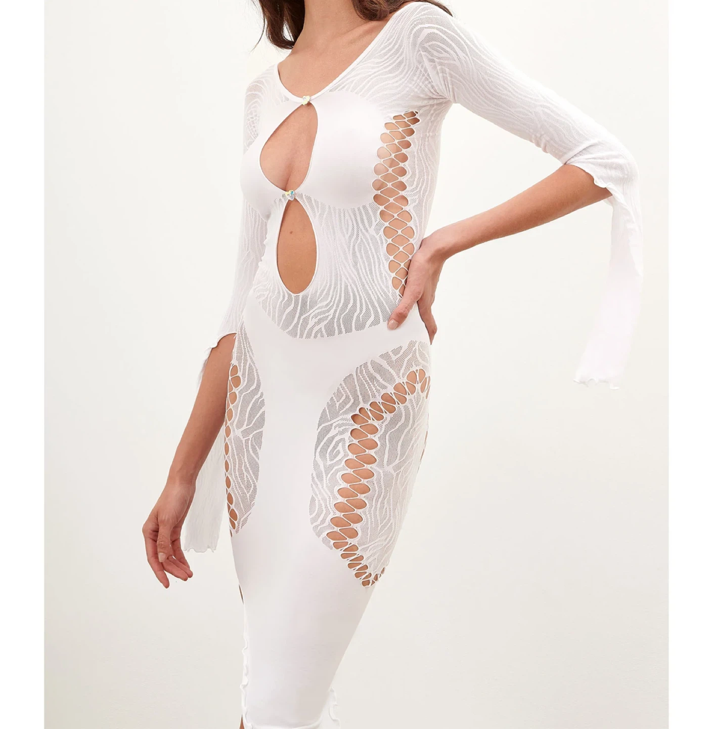 Poster girl dress (white)