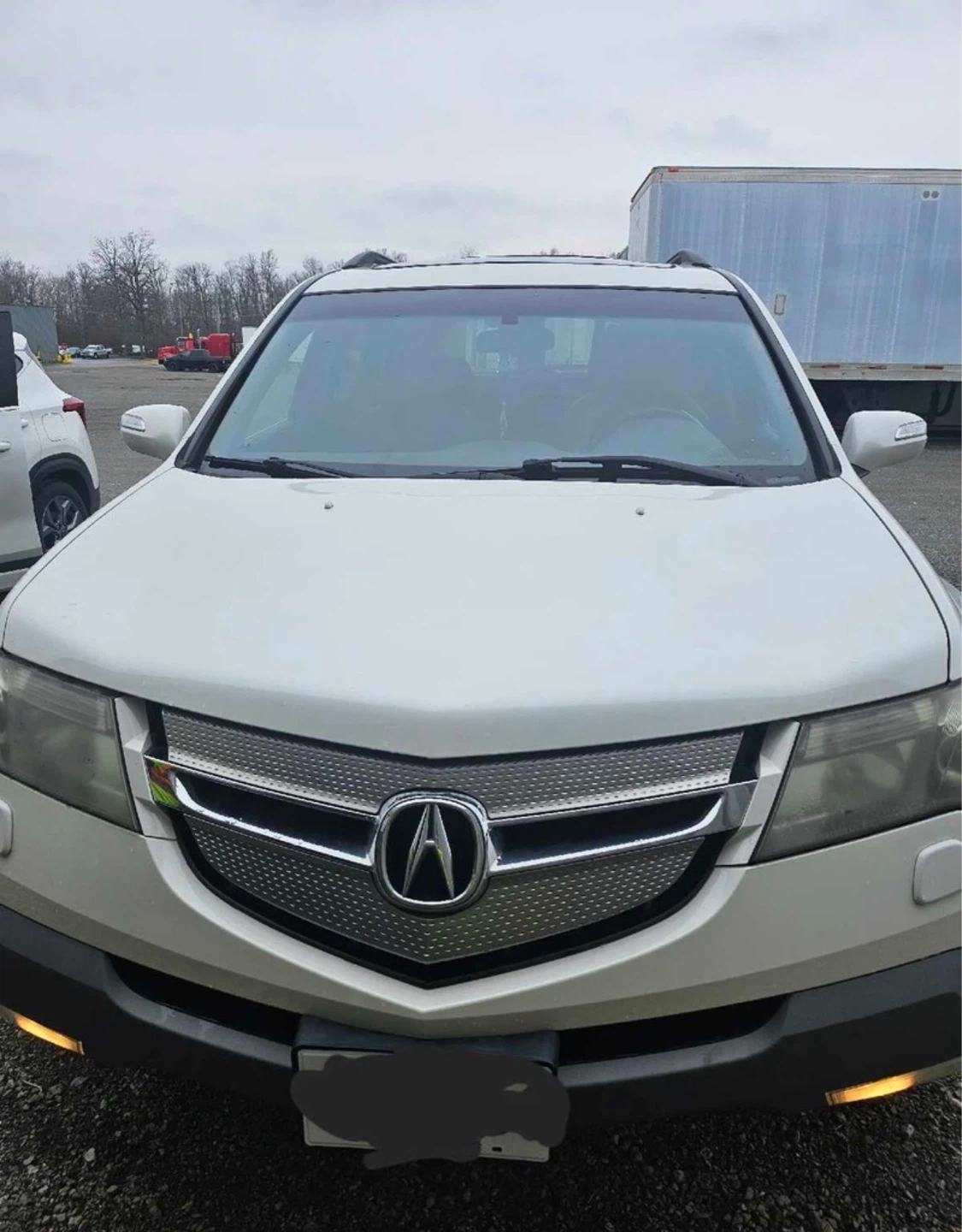 2010 Acura MDX white SUV