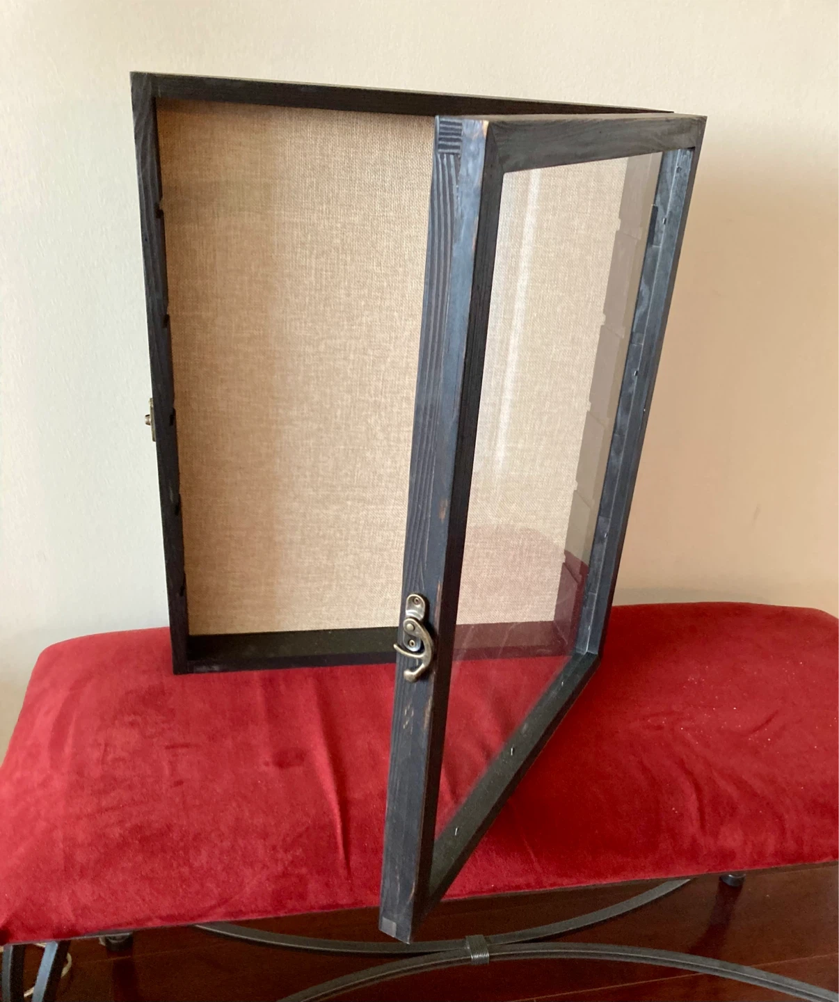 Wooden Showcase cabinet/Box Display Case with Glass Door