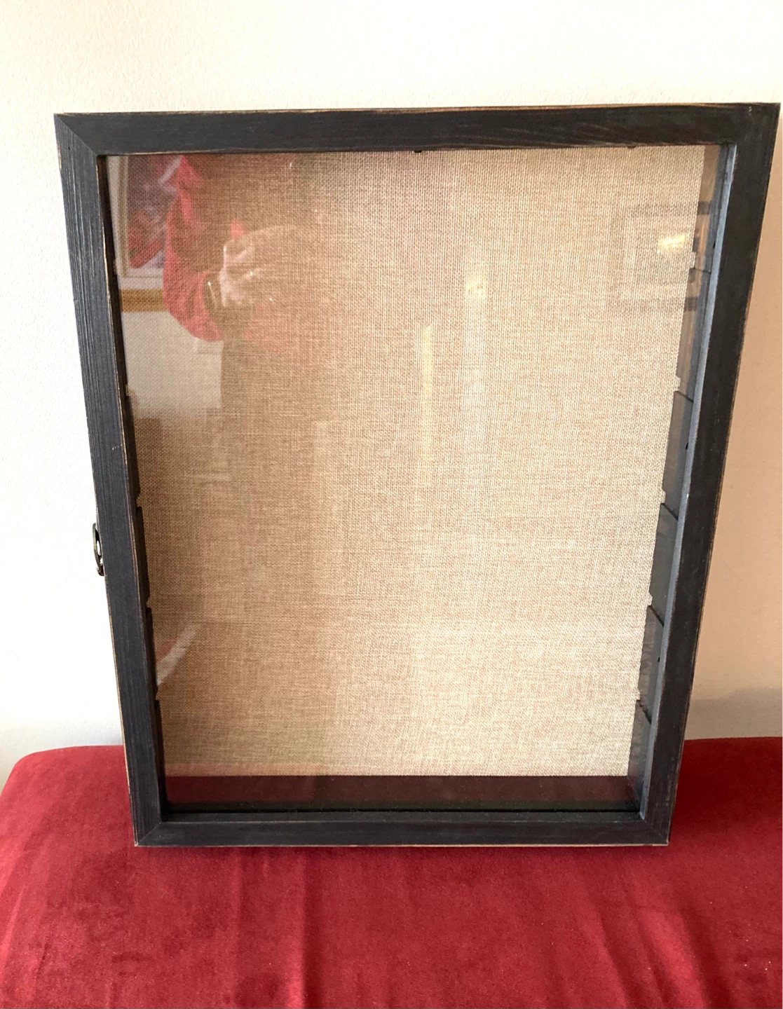 Wooden Showcase cabinet/Box Display Case with Glass Door - photo 2