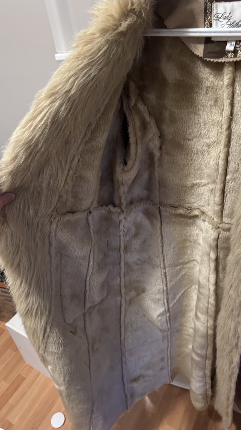 Lady Hathaway Design Studio Faux Fur Lined Coat - M - photo 3