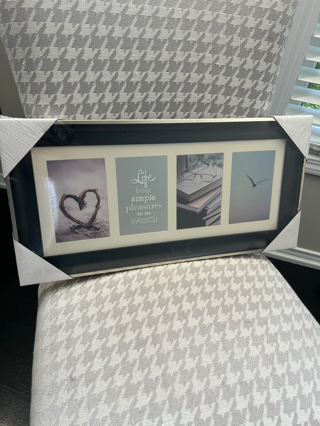 Black 4-Photo Collage Frame