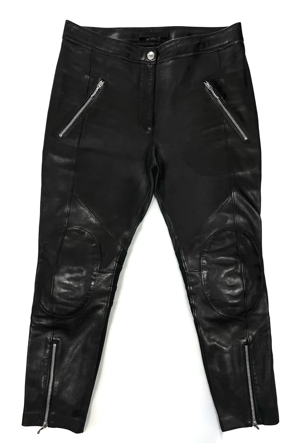 ALEXANDER WANG LEATHER MOTO PANTS - photo 2