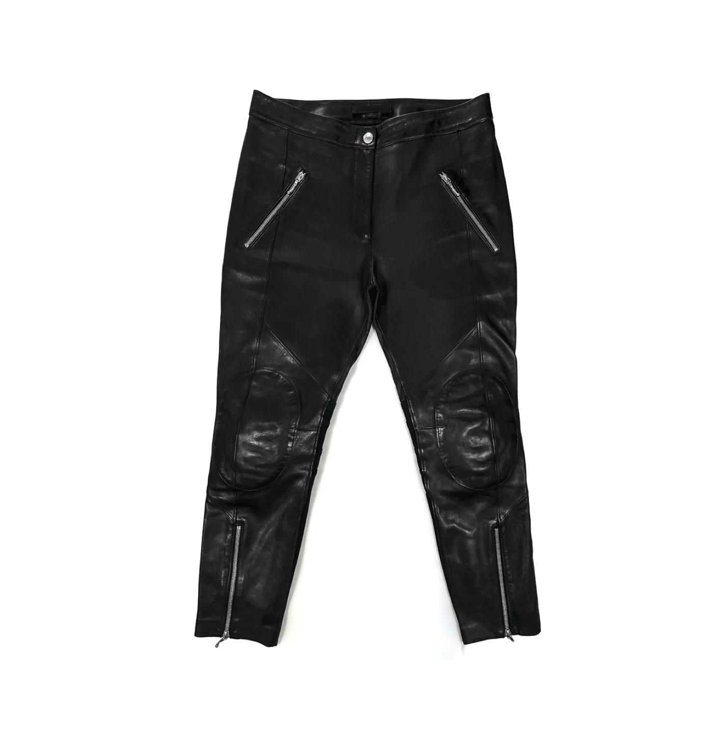ALEXANDER WANG LEATHER MOTO PANTS