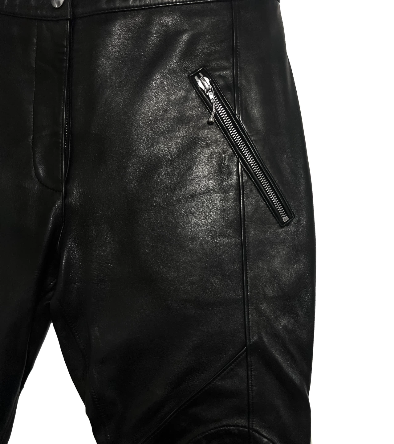 ALEXANDER WANG LEATHER MOTO PANTS - photo 3