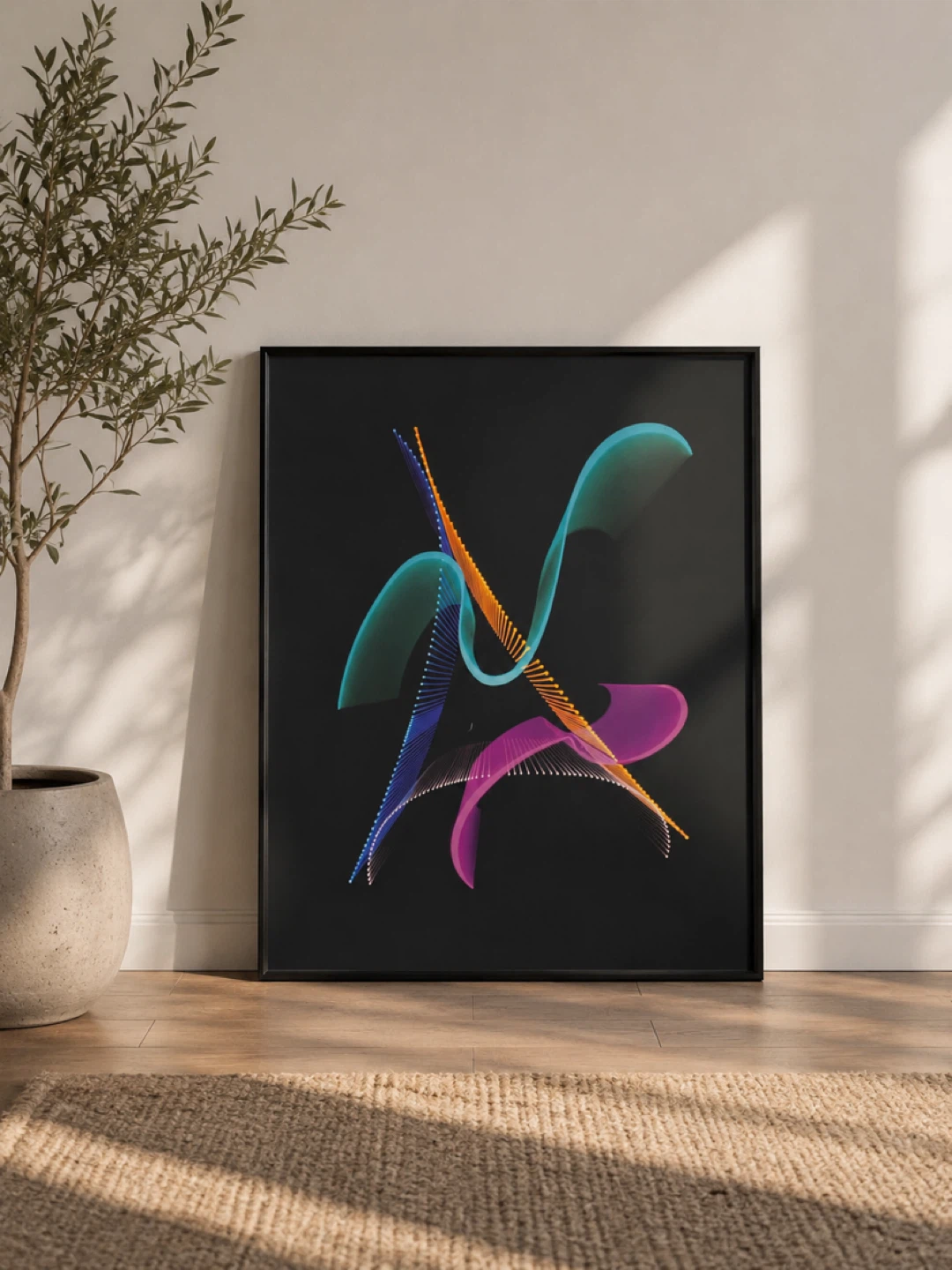 Framed Abstract Art Print