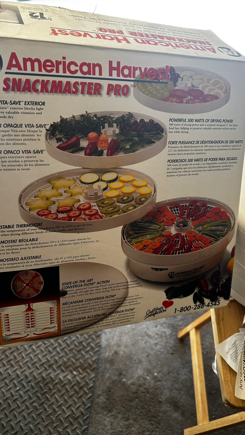 American Harvest Snackmaster Pro Food Dehydrator - photo 2