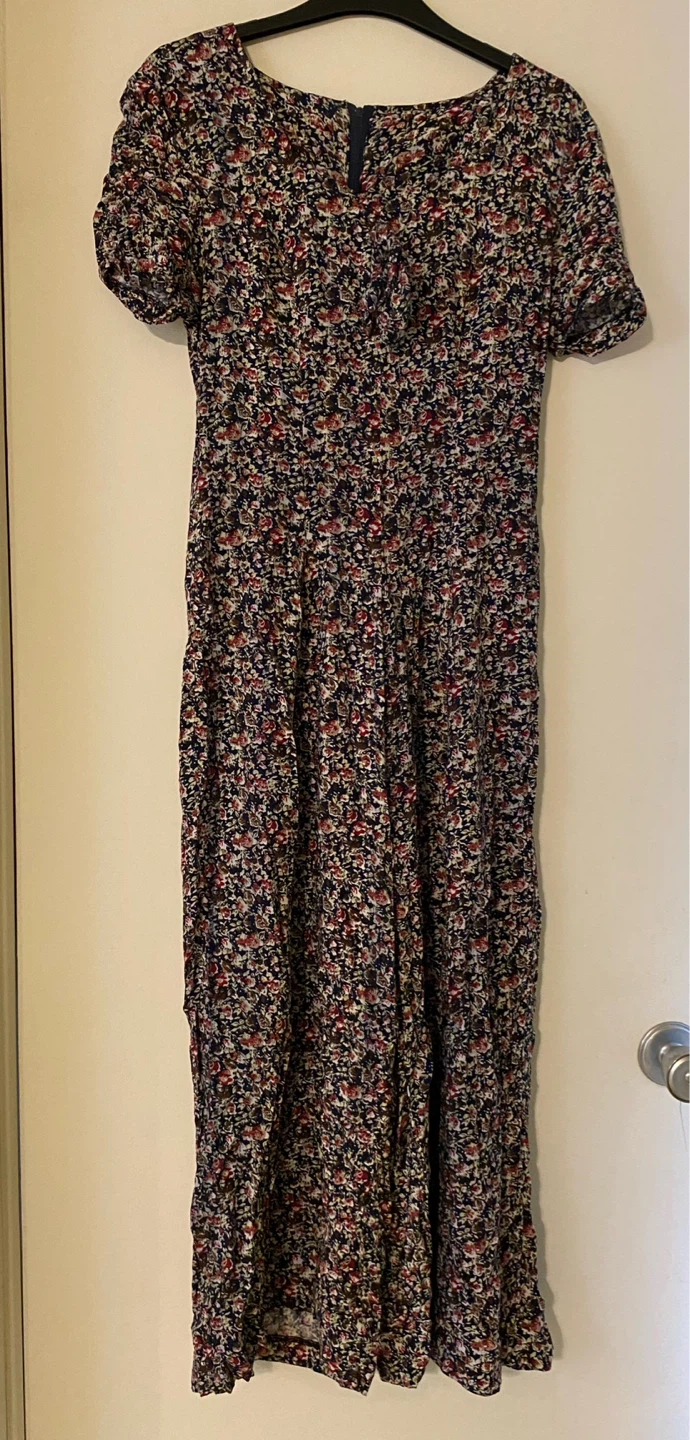 Vintage floral romper
