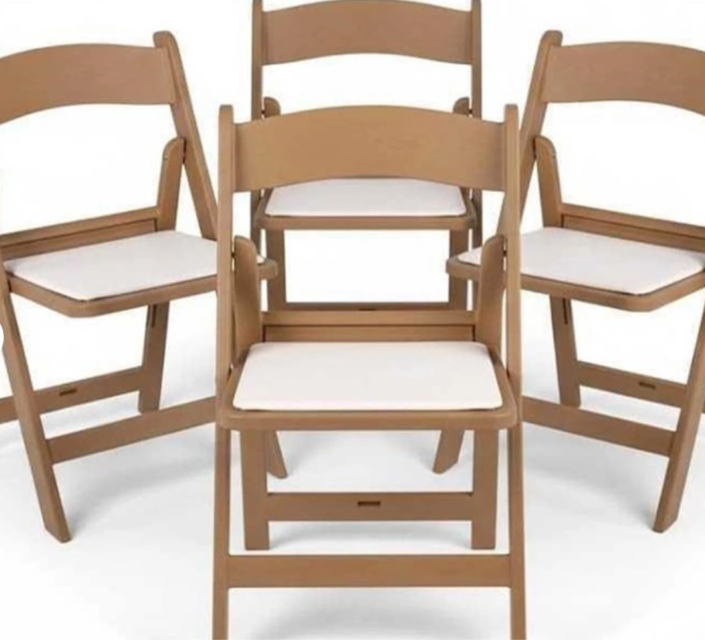 BTEXPERT Resin Folding Chairs - Set of 4 - photo 2