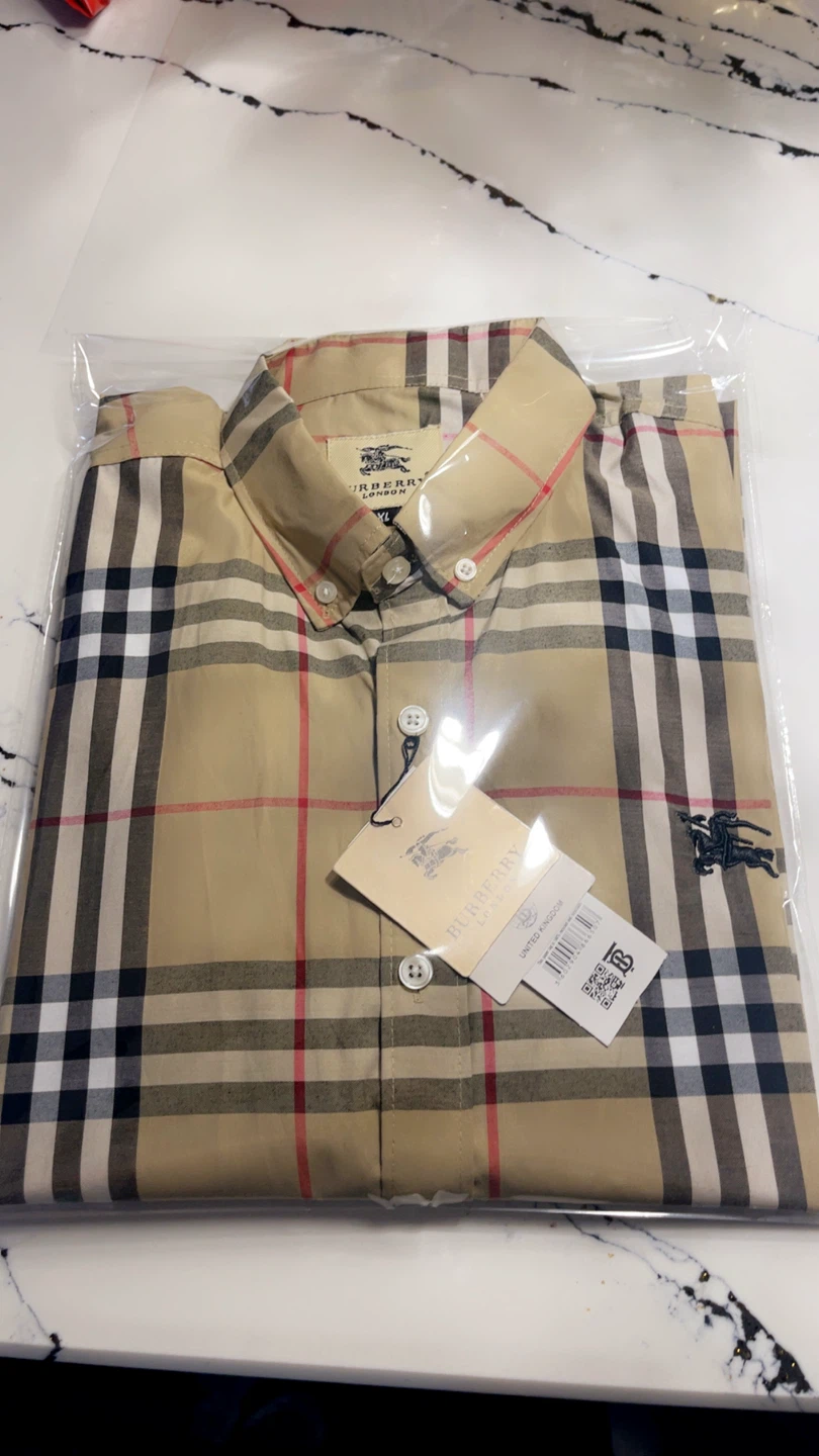 Burberry London England Nova Check Button-Down Shirt - photo 5