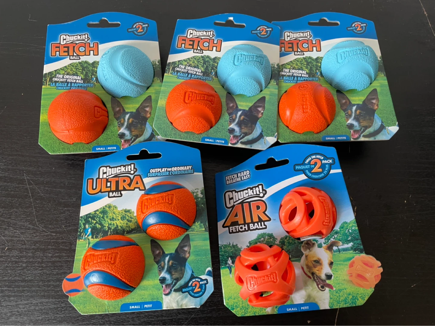 Brand New Chuckit Small Dog Balls Lot