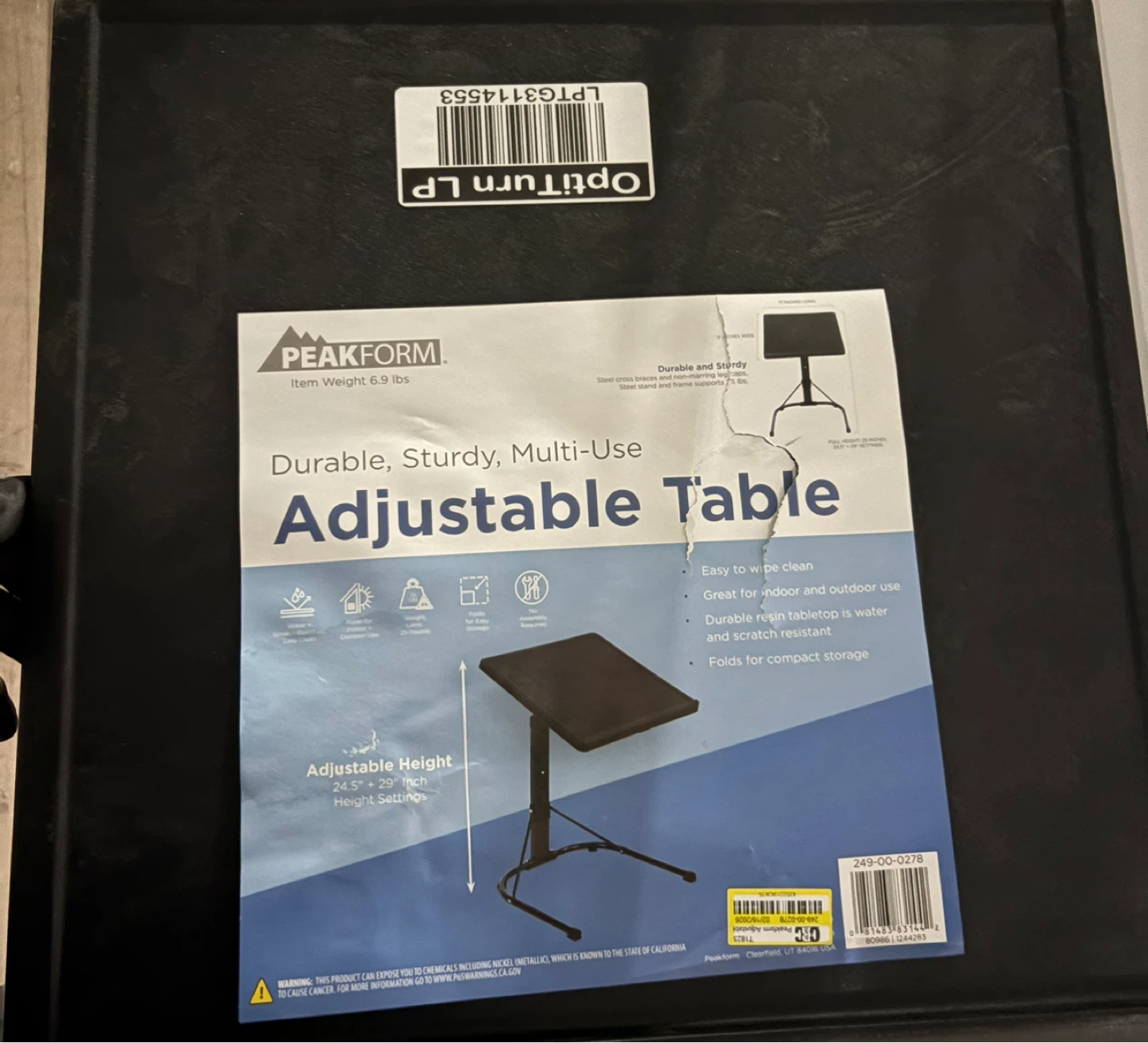 PeakForm Adjustable Table - photo 3