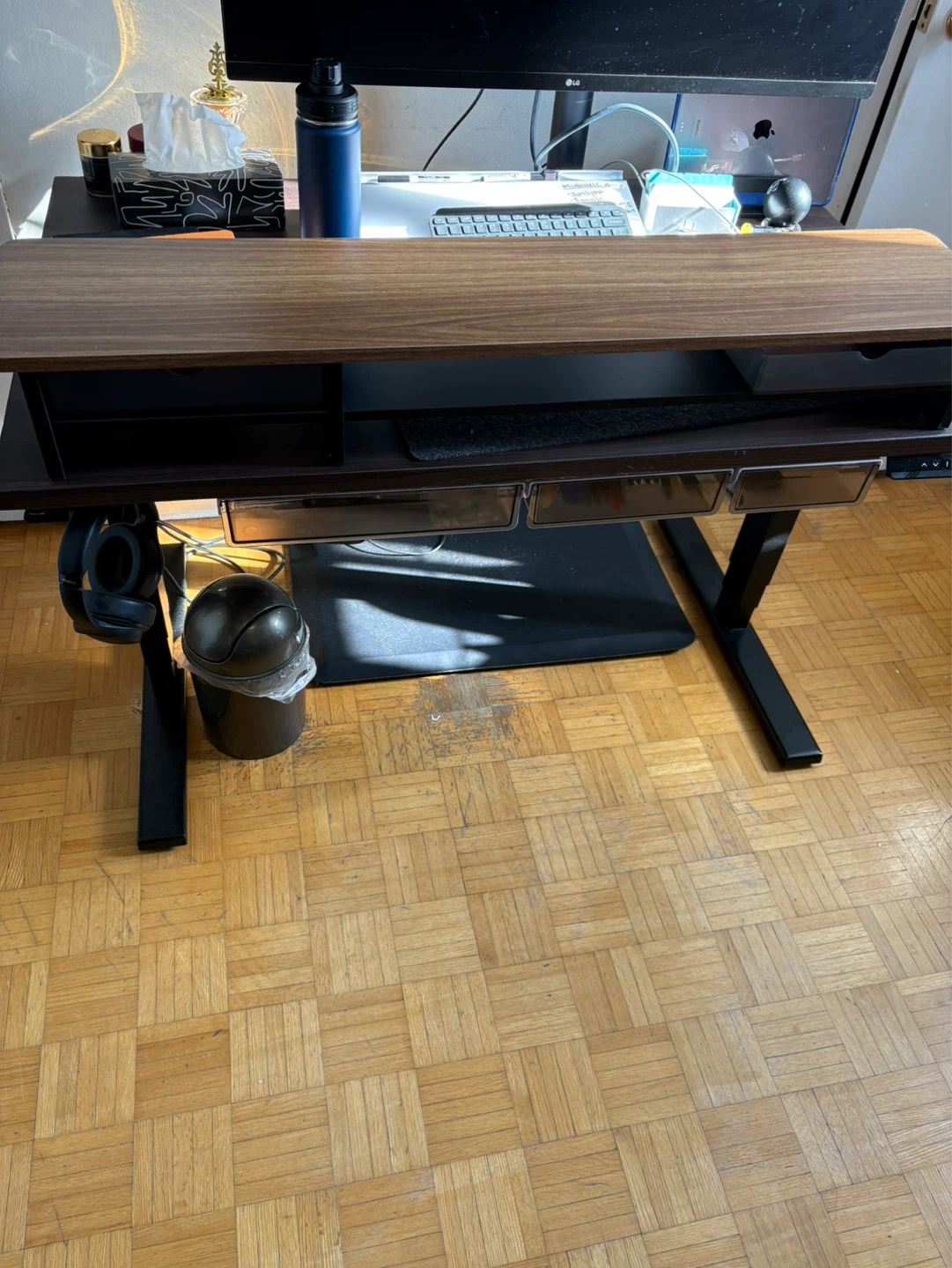 FENGE - Dual Monitor Stand with drawers - photo 2