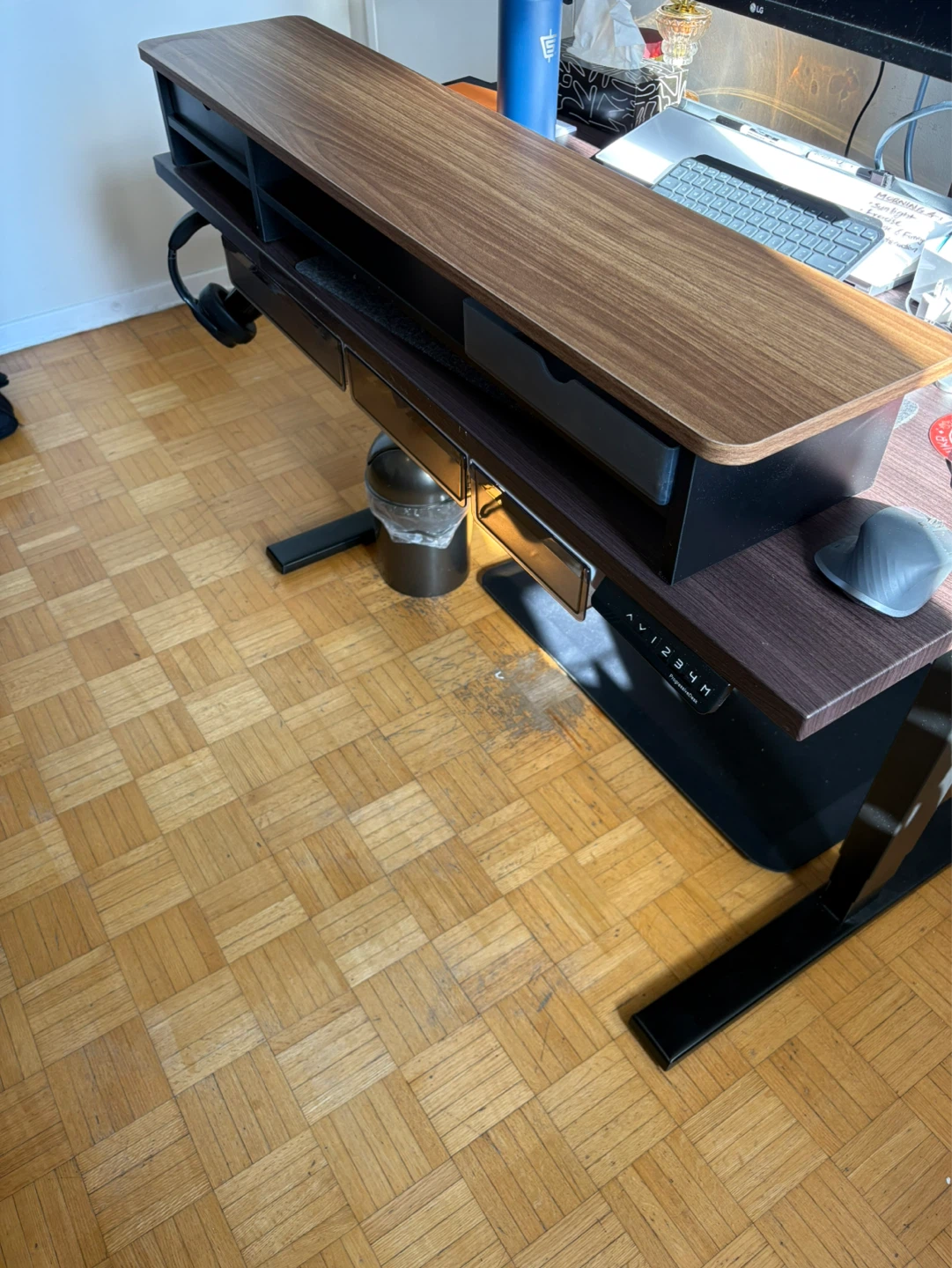 FENGE - Dual Monitor Stand with drawers - photo 3