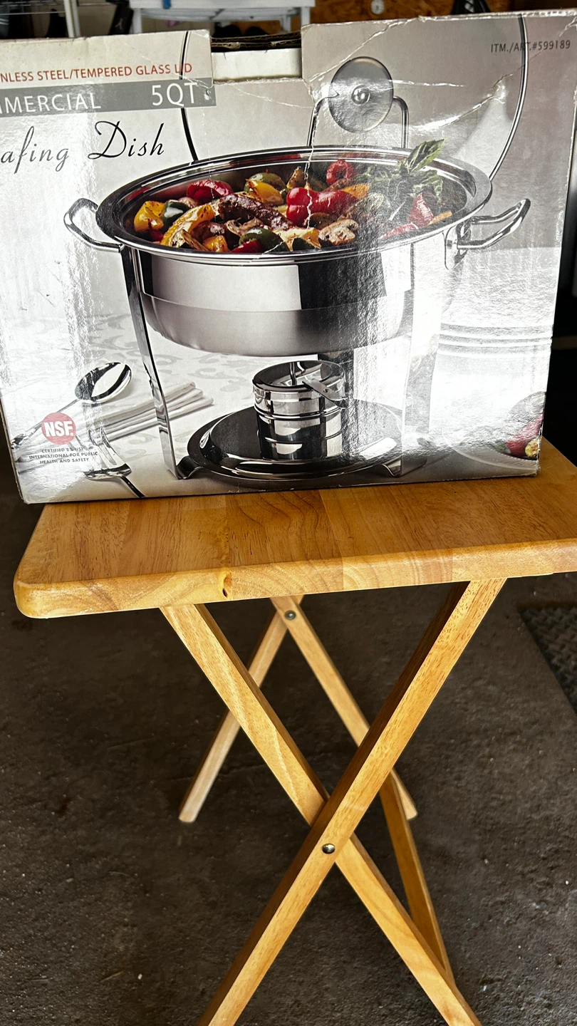 Commercial 5 Quart Stainless Steel Chafing Dish - photo 5