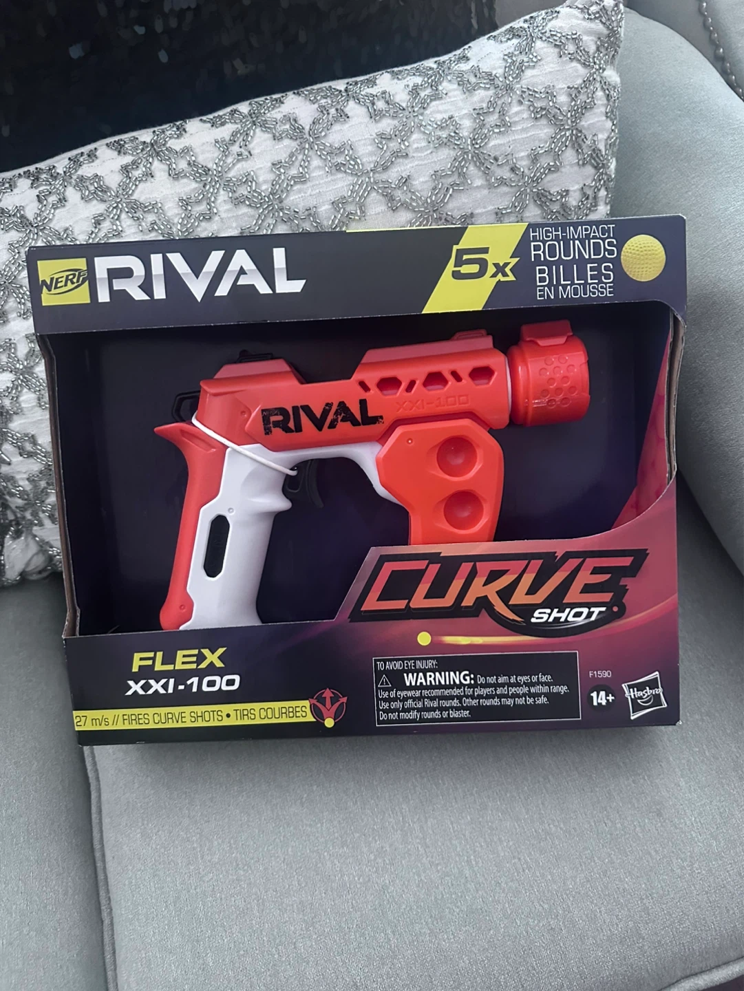BRAND NEW Nerf Rival Flex XXI-100 Curve Shot Toy Blaster