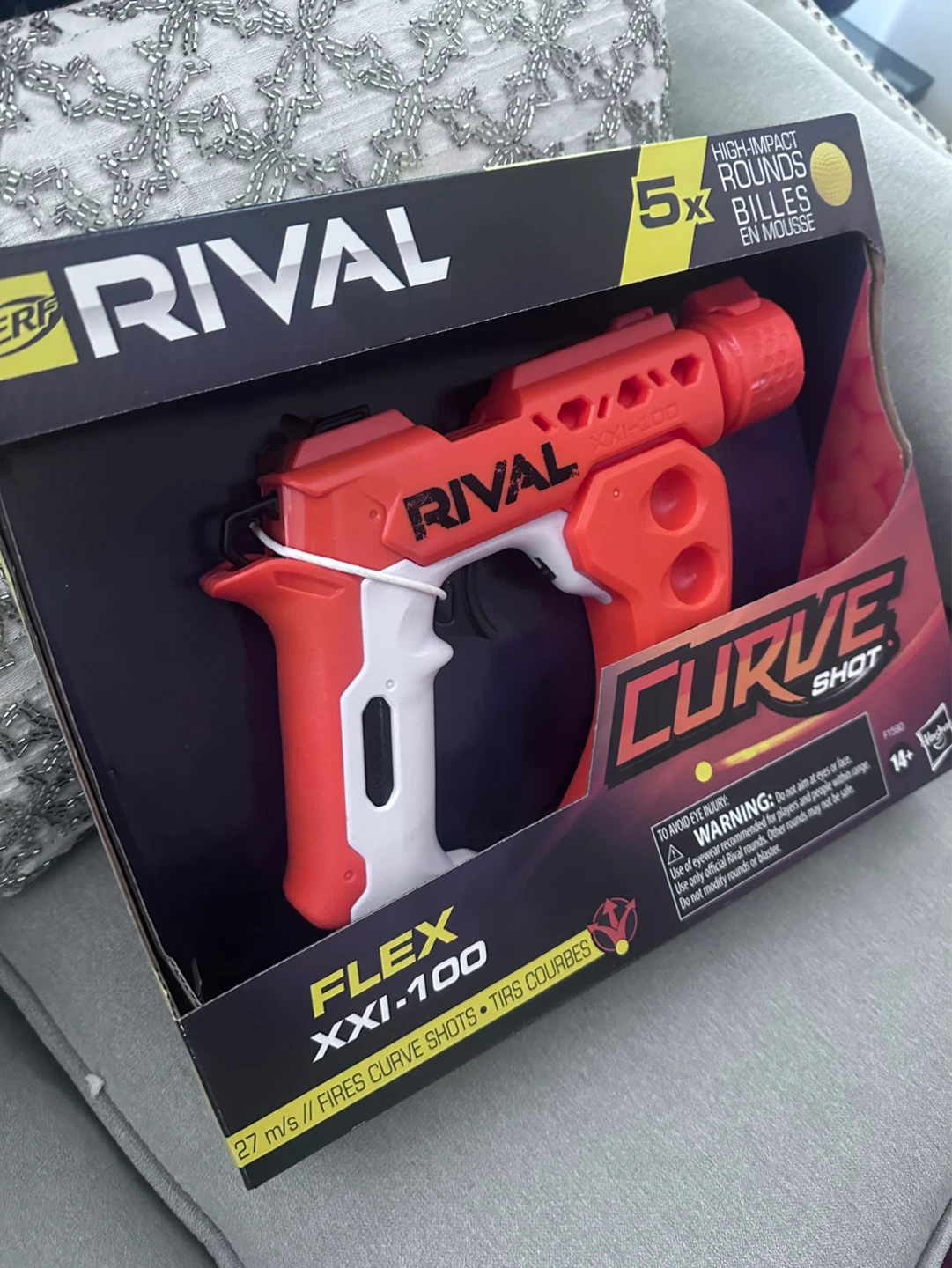 BRAND NEW Nerf Rival Flex XXI-100 Curve Shot Toy Blaster - photo 2