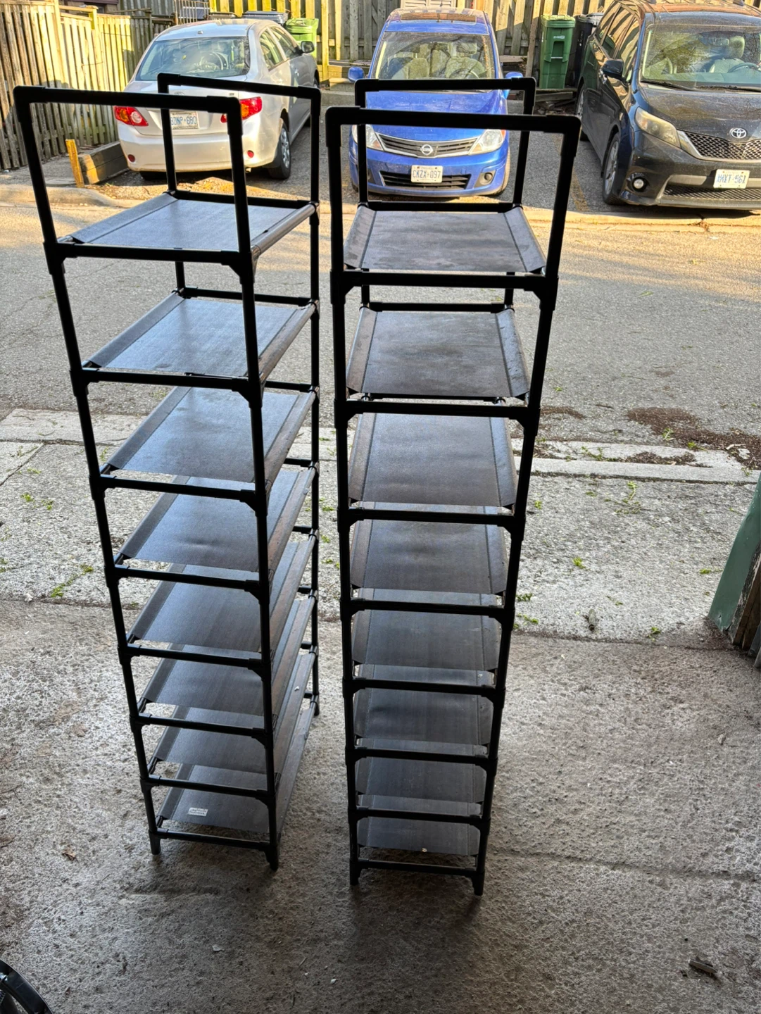 Pair of Tall  Shoe Racks - photo 2