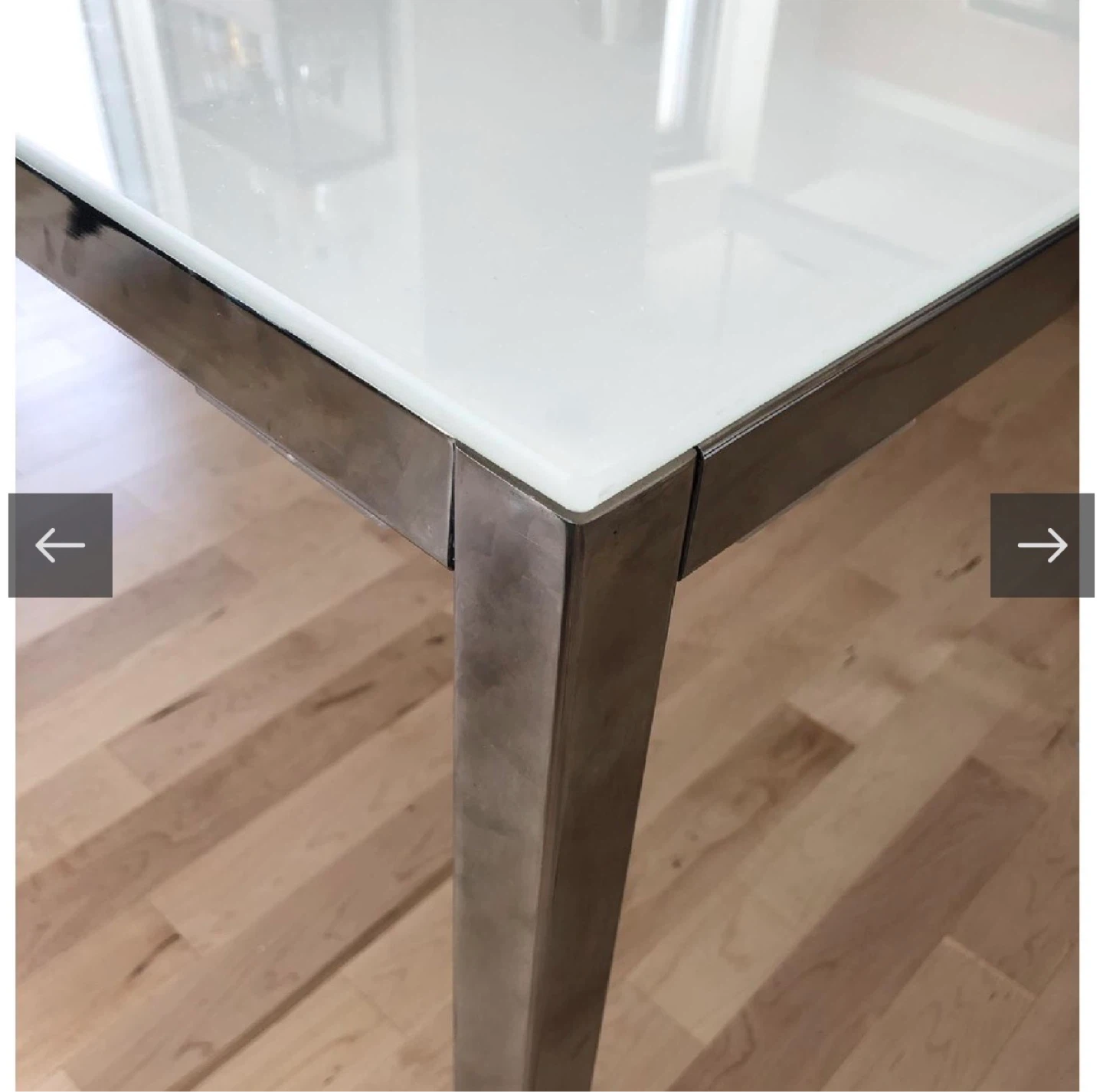 IKEA Torsby Table - Chrome-Plated/High-Gloss White - photo 4