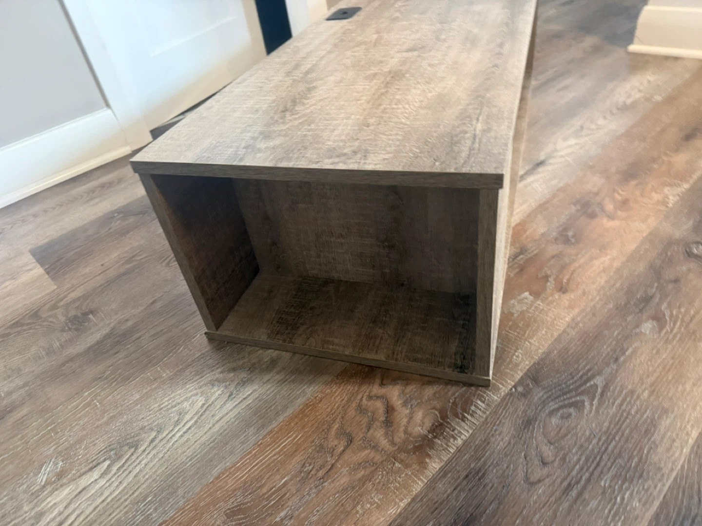 Rustic Wood Entertainment TV Stand - photo 3