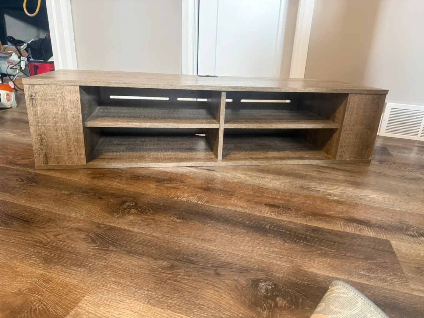 Rustic Wood Entertainment TV Stand - photo 2