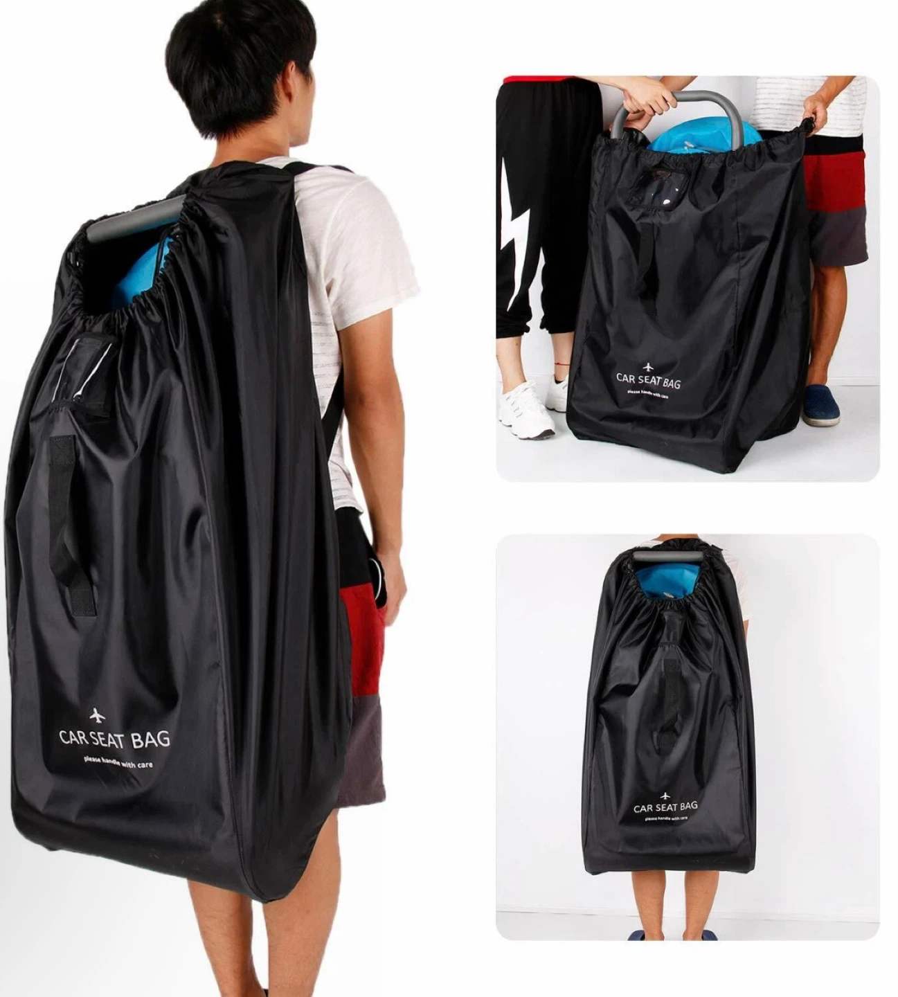 Car Seat Travel Bag with Backpack Straps - photo 3
