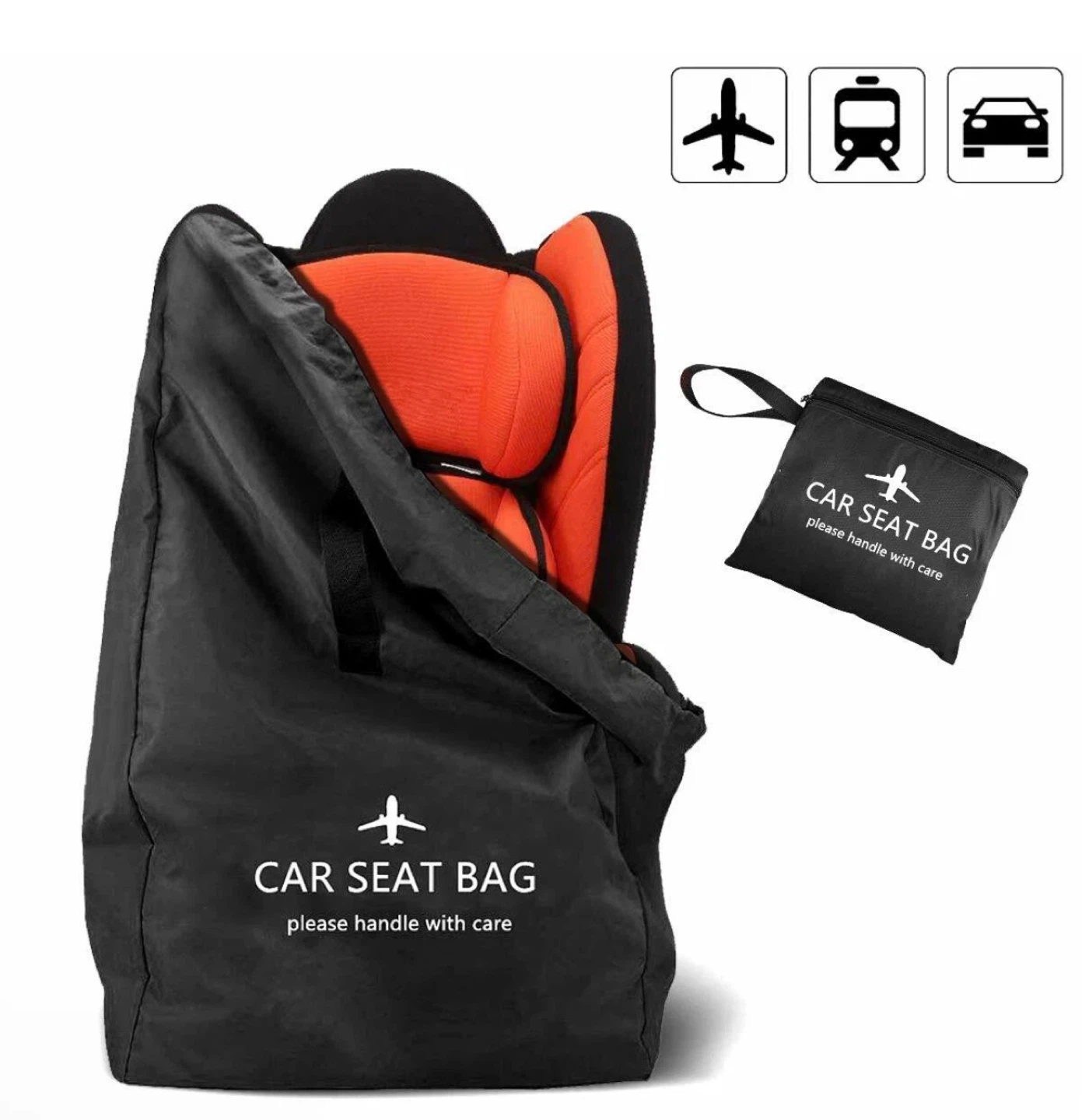 Car Seat Travel Bag with Backpack Straps